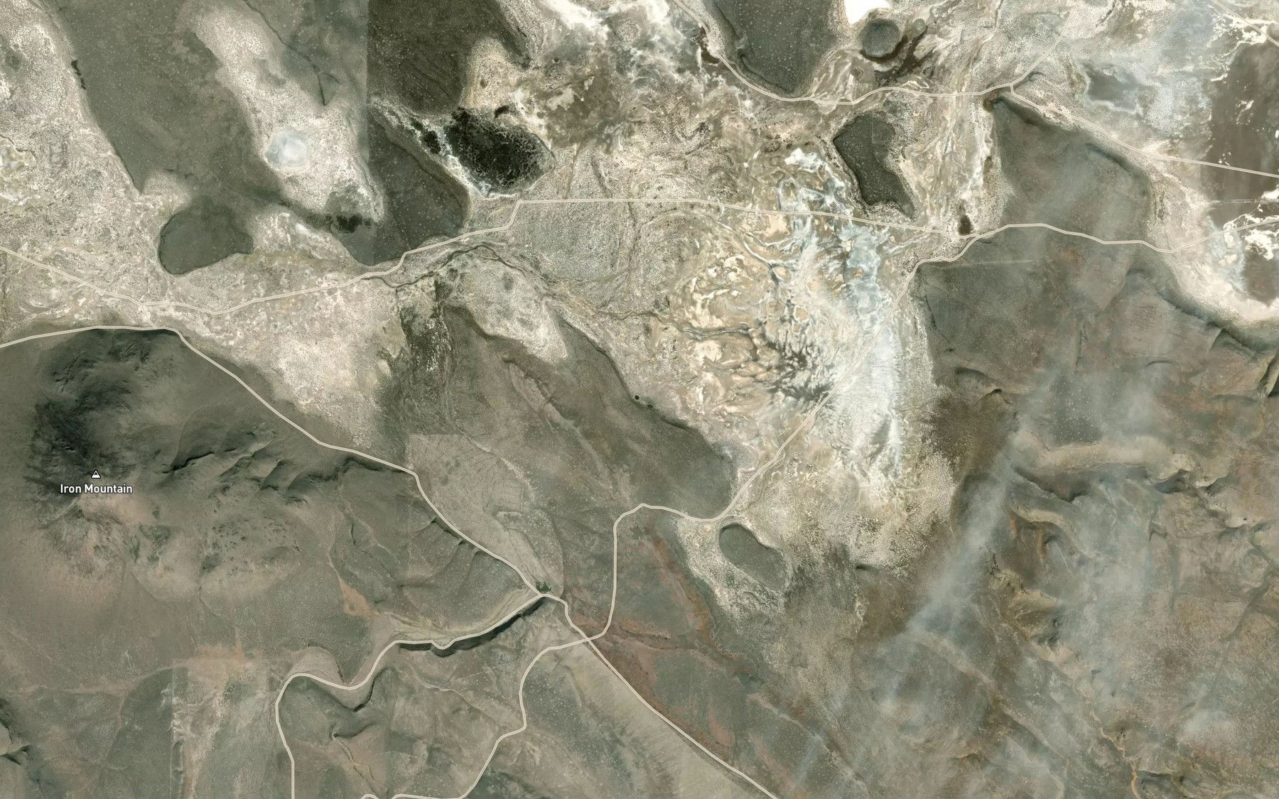 Satellite map of the Angie Potholes