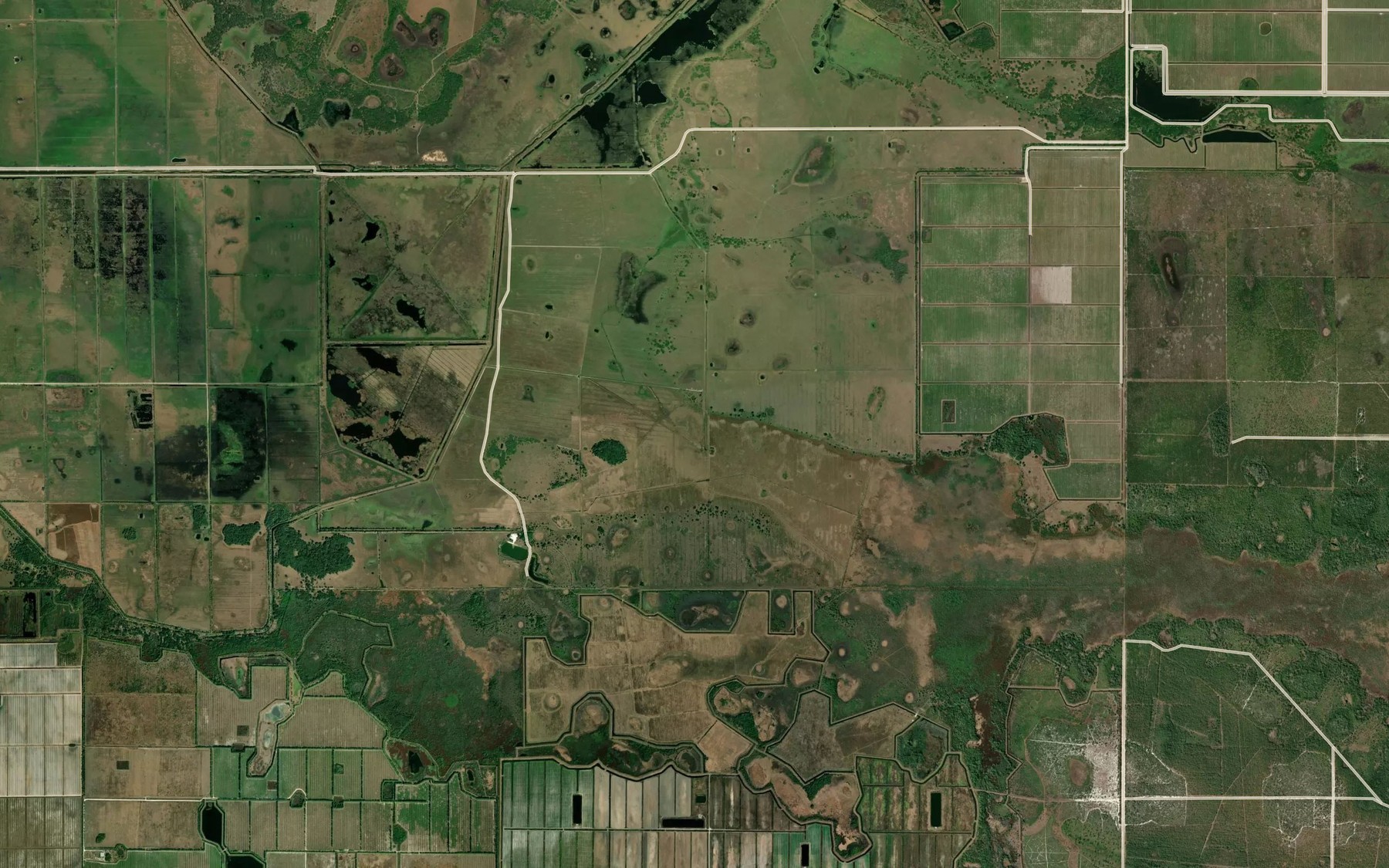 Satellite map of the Tippen Bay