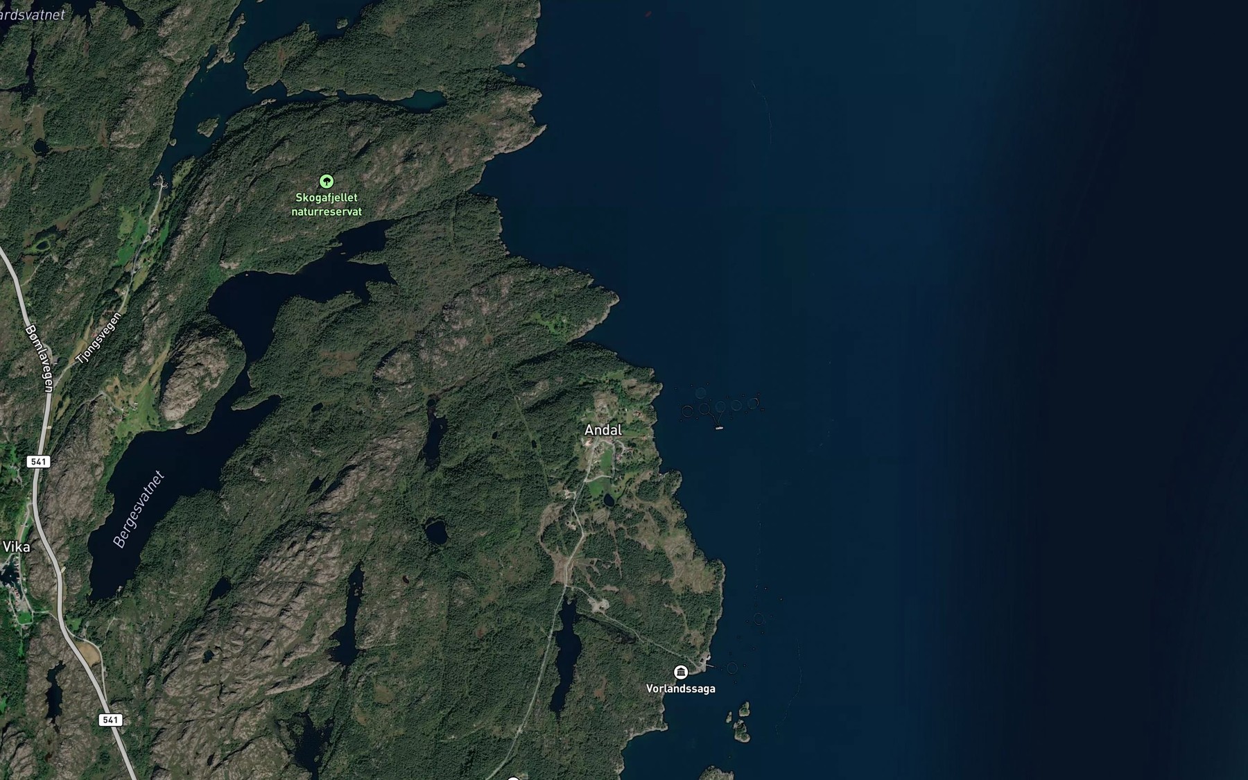Satellite map of the Stampebekken