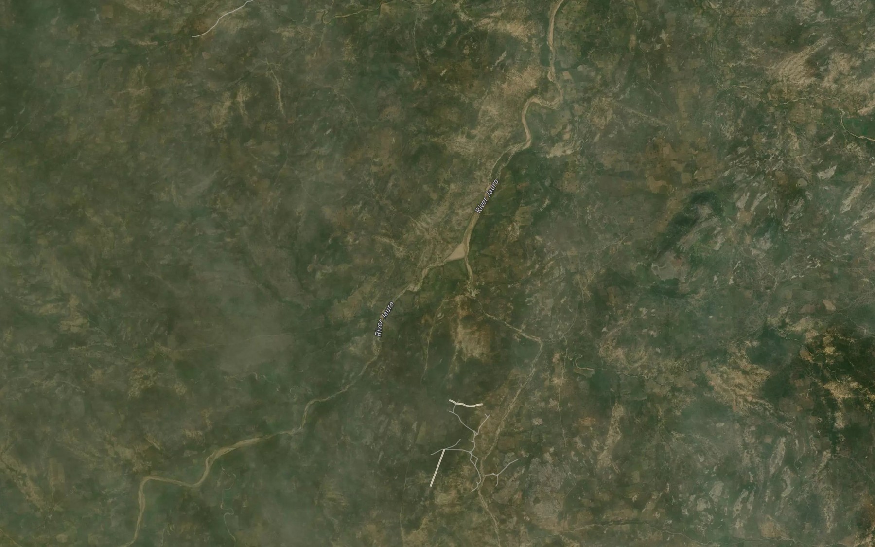 Satellite map of the River Golijomo