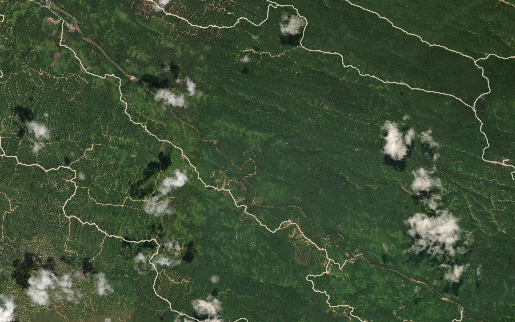 Satellite map of the Sungai Kokok