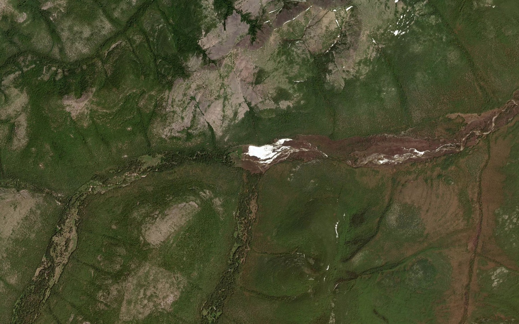 Satellite map of the Pravyy Gaik