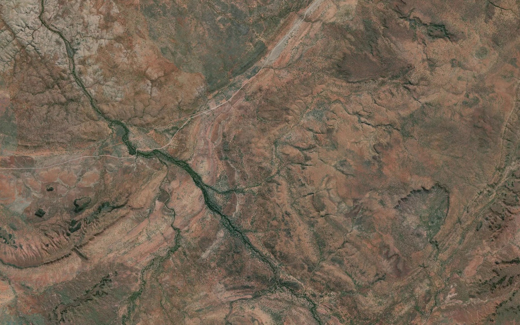 Satellite map of the Seale Spring