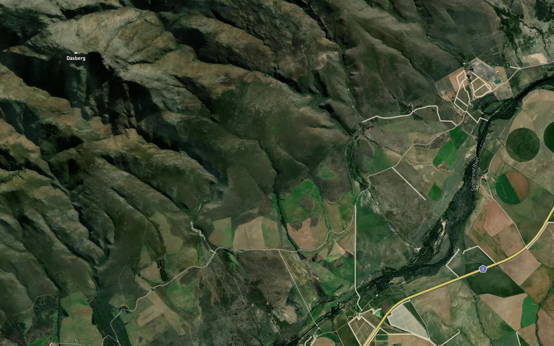 Satellite map of the Groenkloof