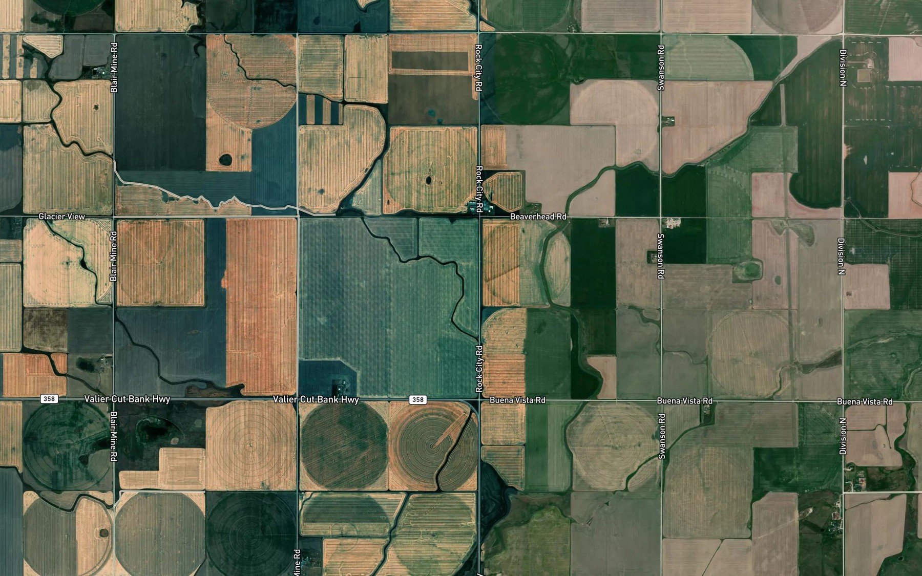 Satellite map of the AN Two Canal