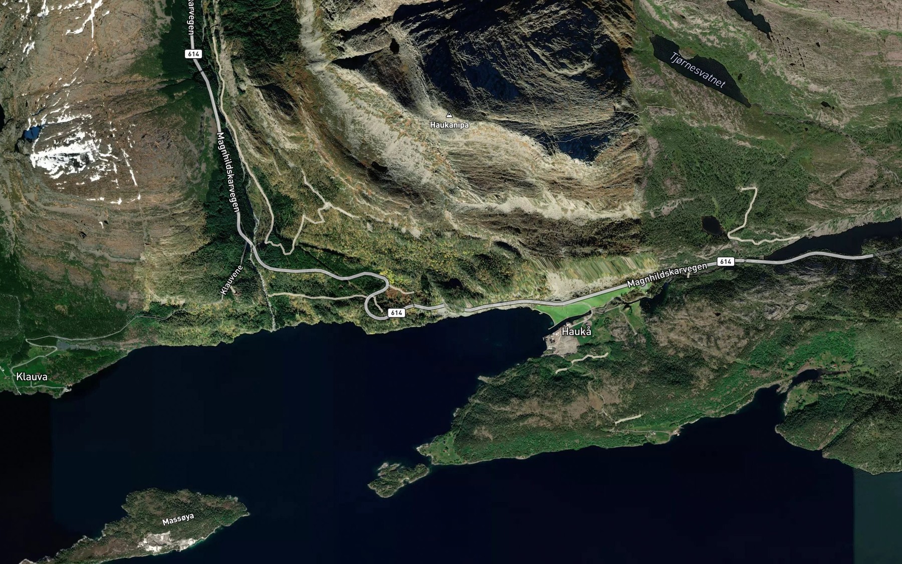 Satellite map of the Breiskortjorna