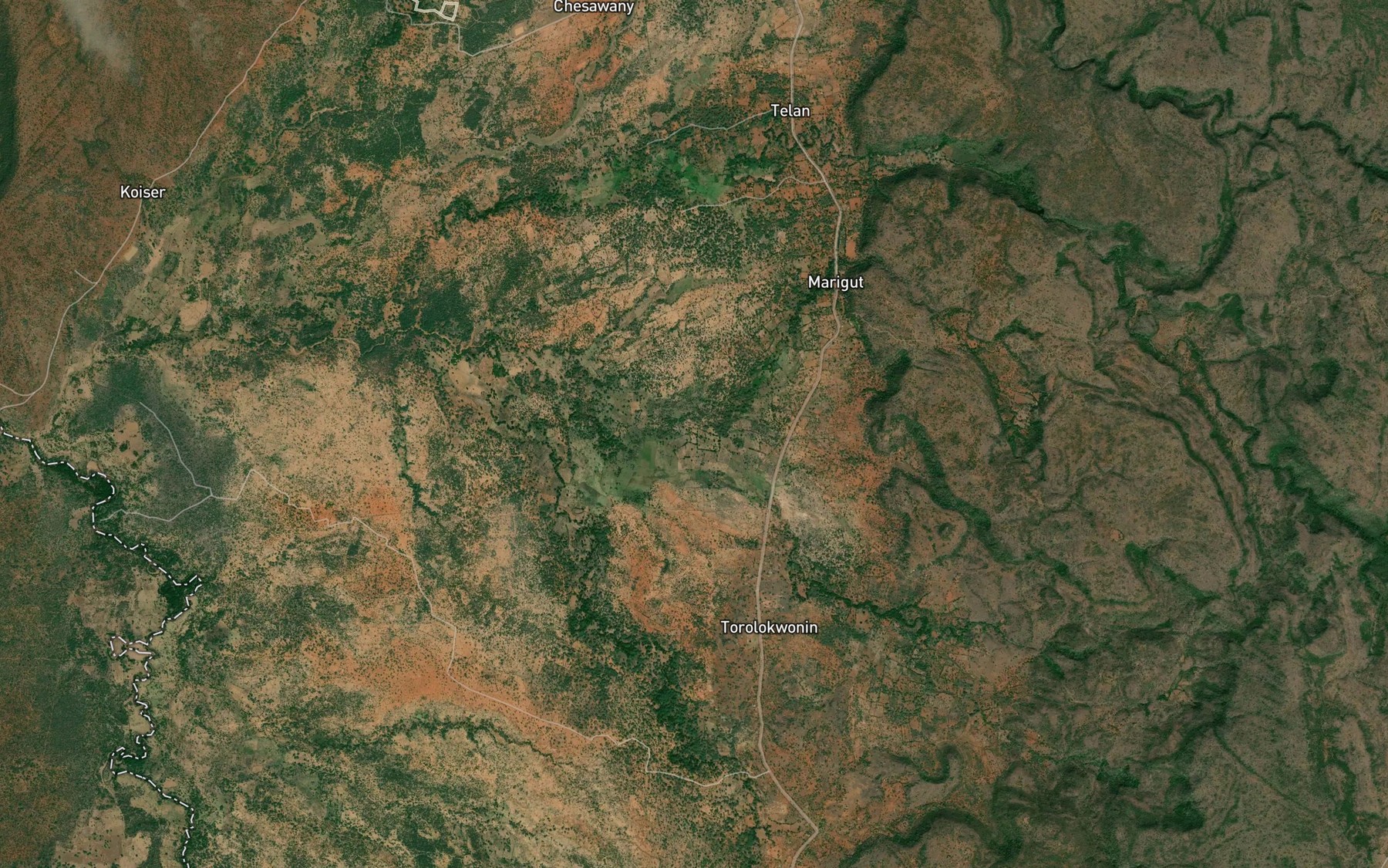 Satellite map of the Marchaui