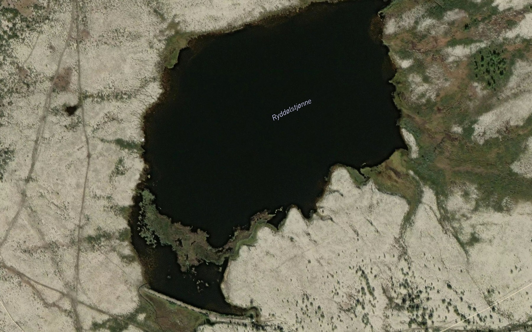 Satellite map of the Ryddolstjonne