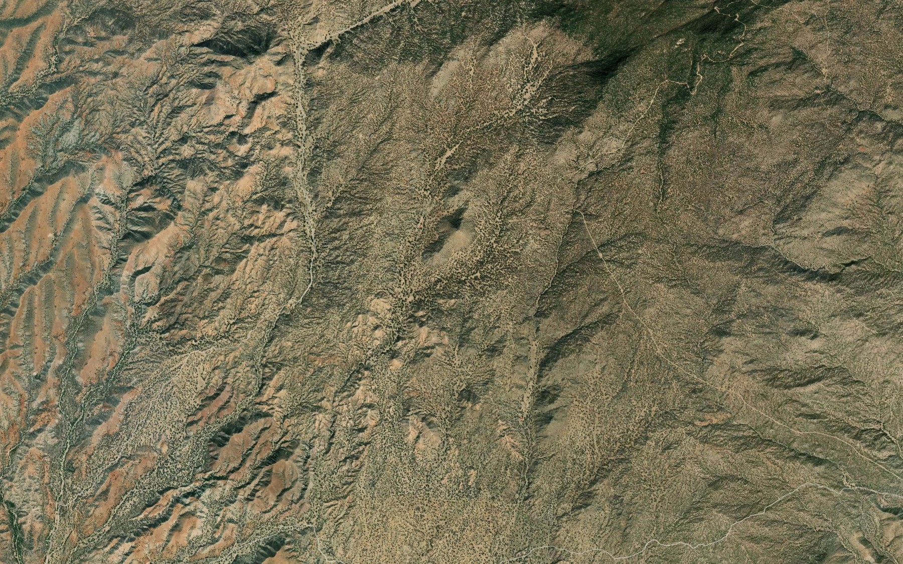Satellite map of the Canada La Aguja