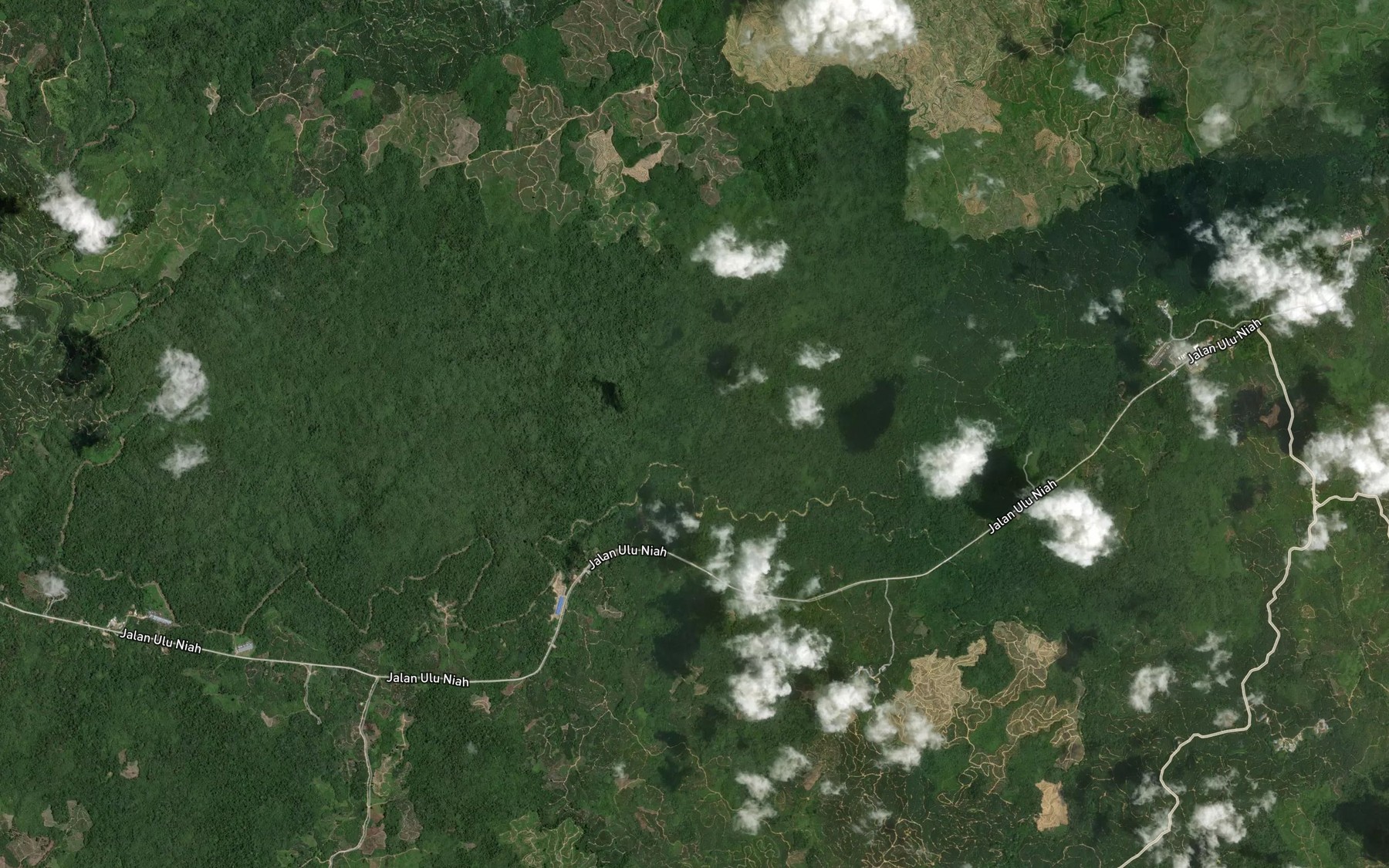 Satellite map of the Sungai Tetapan