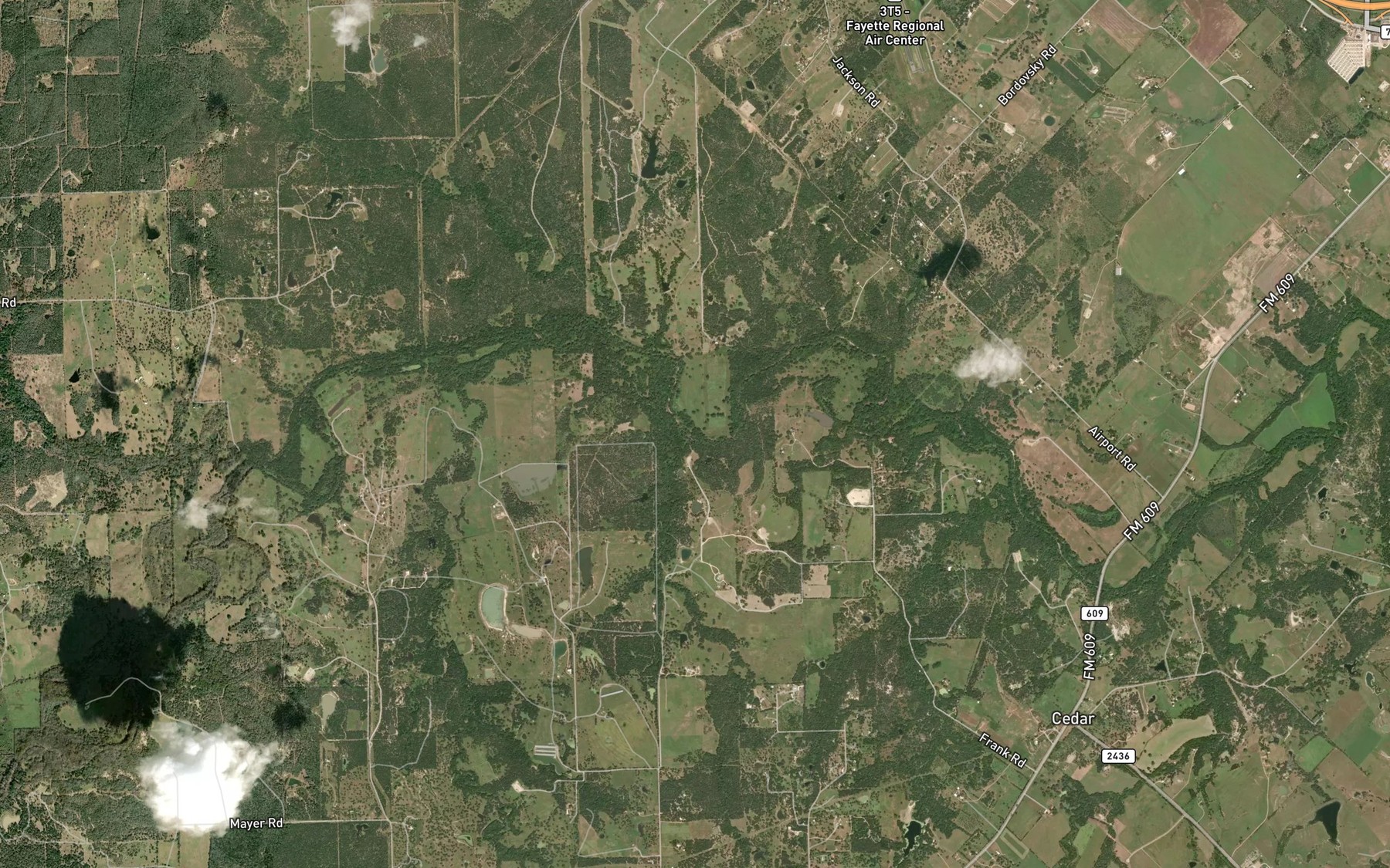 Satellite map of the Iron Ore Branch