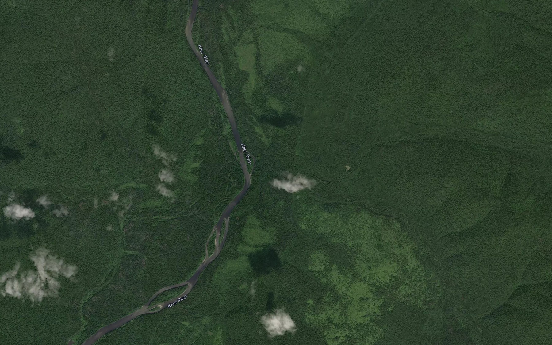 Satellite map of the Siktay