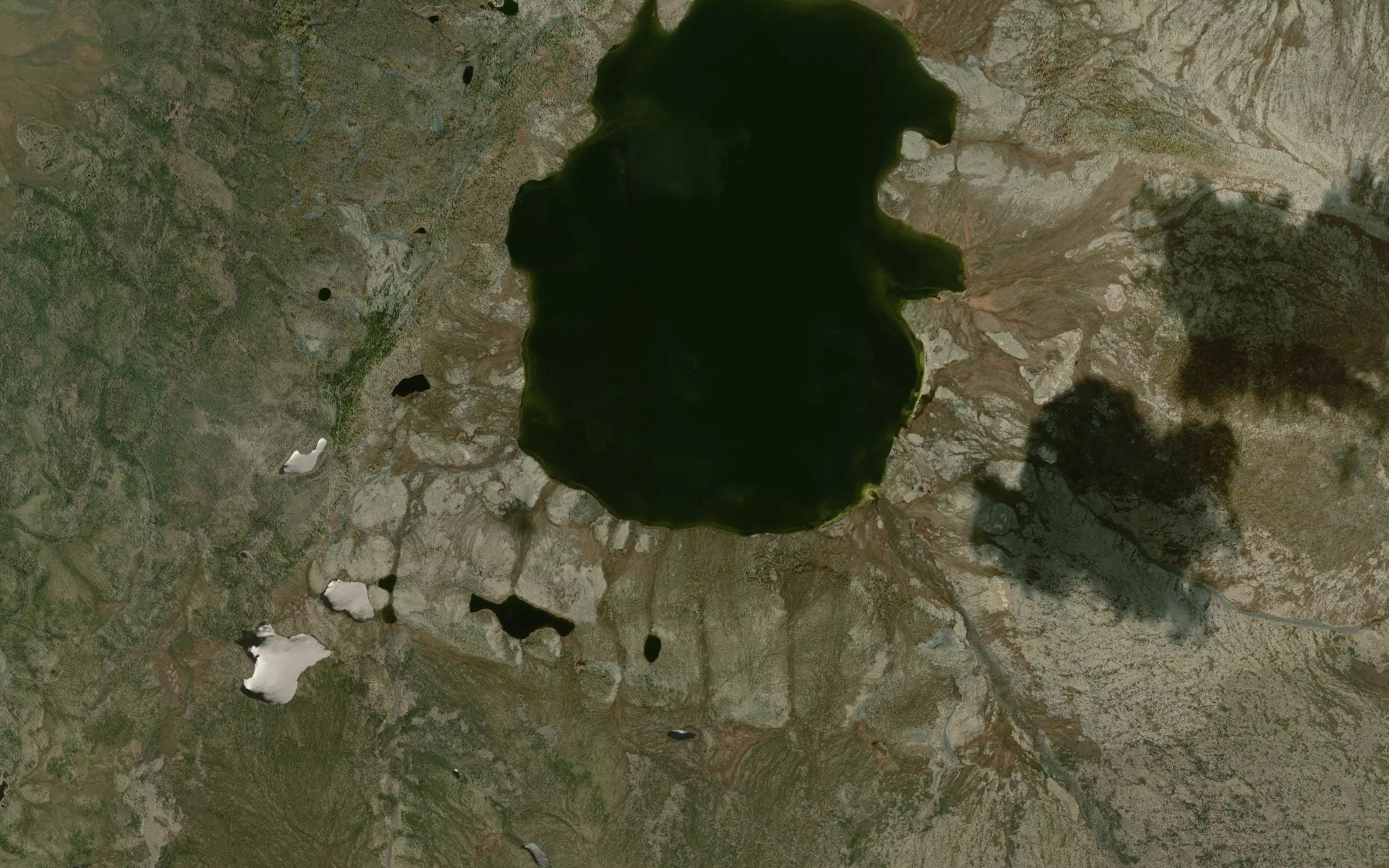 Satellite map of the Ozero Urunge-Nur