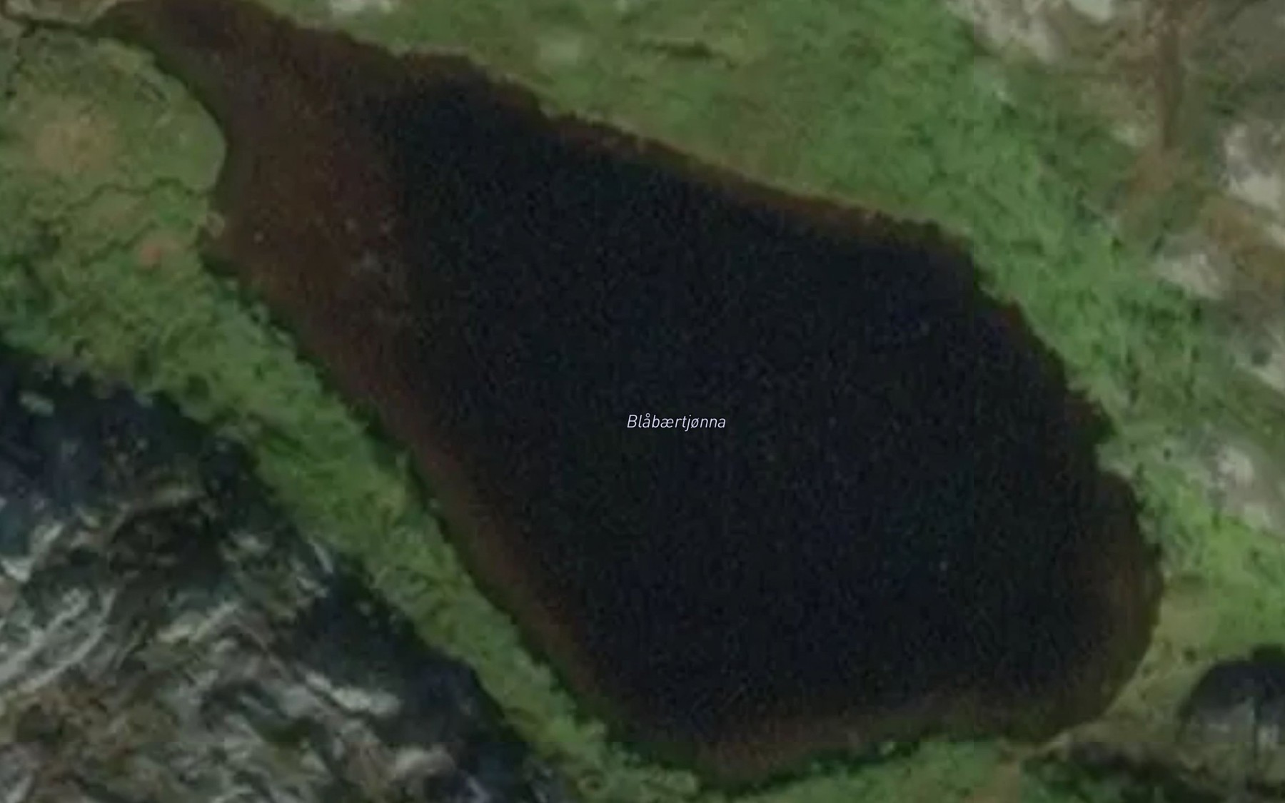 Satellite map of the Blabaertjonna