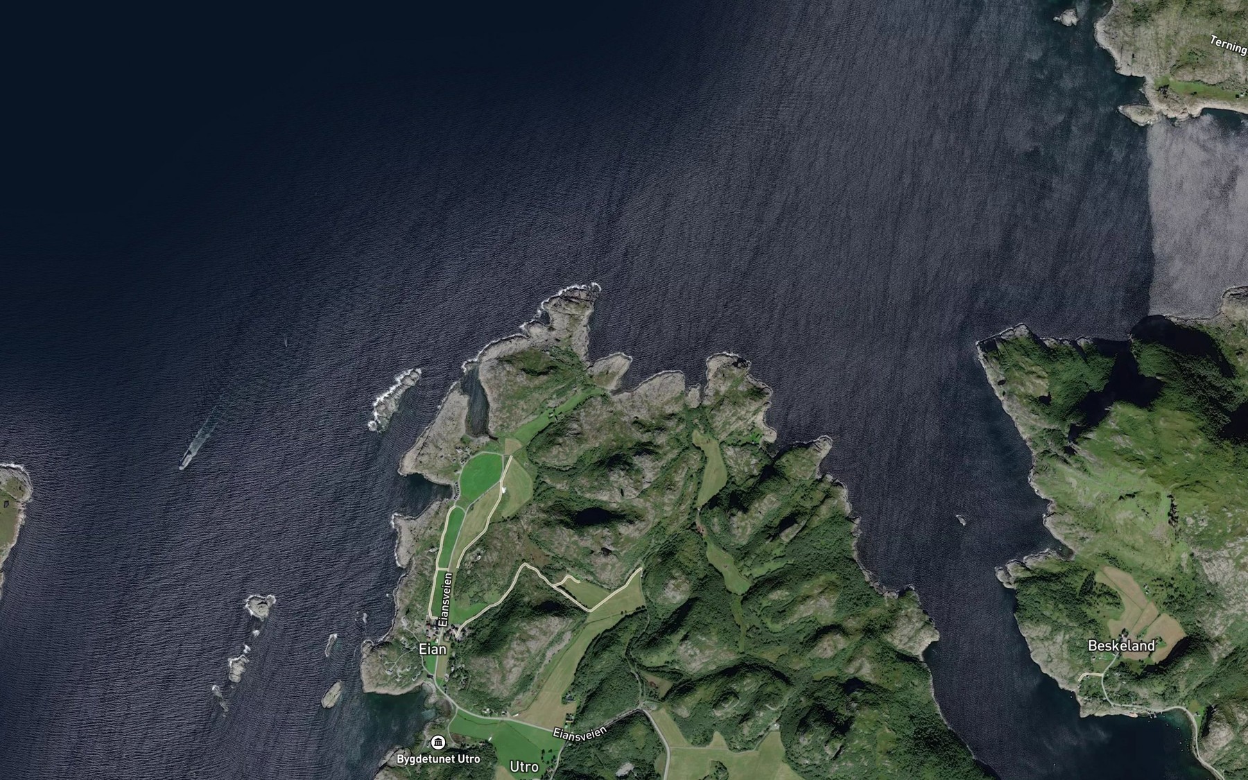 Satellite map of the Barkavika