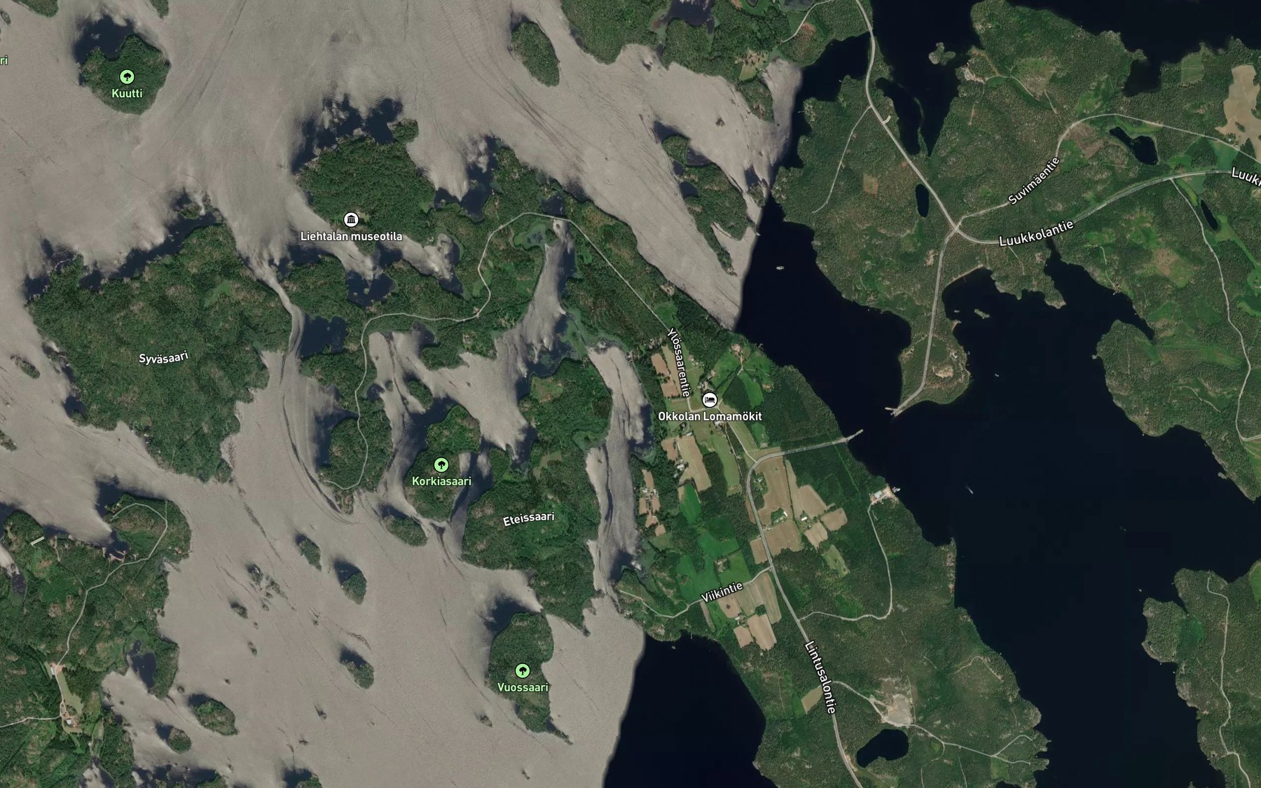 Satellite map of the Kylalahti