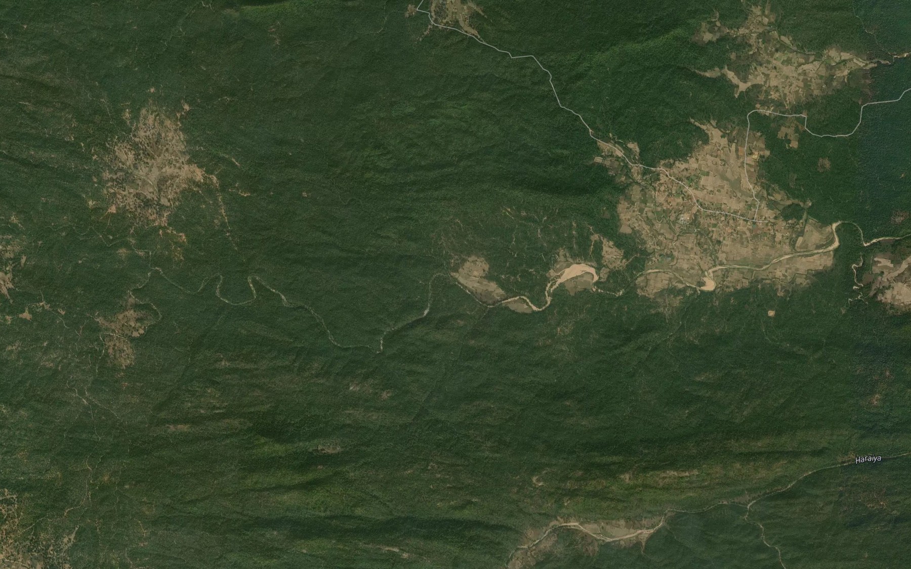 Satellite map of the Manakdaha Nadi