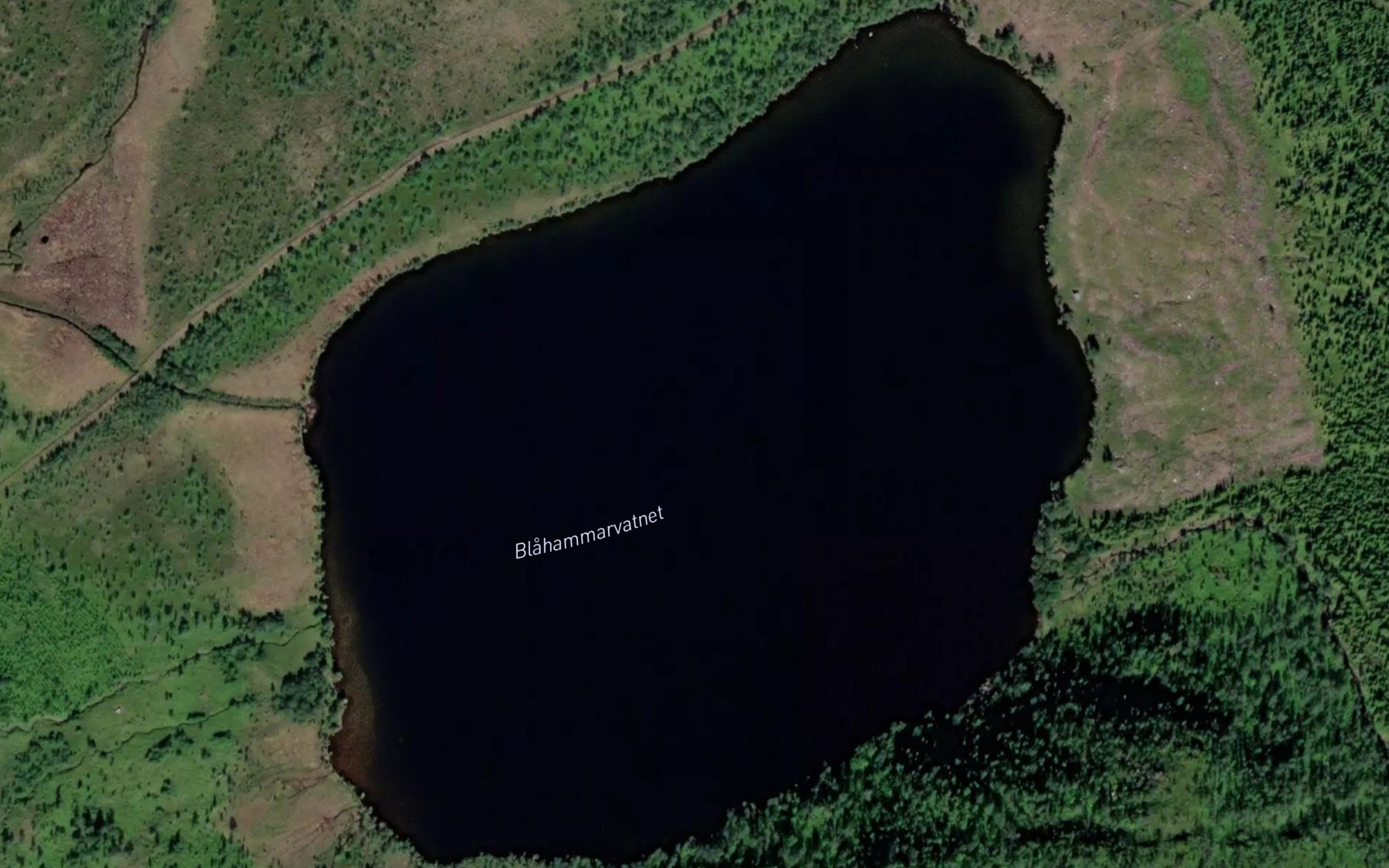 Satellite map of the Blahammarvatnet