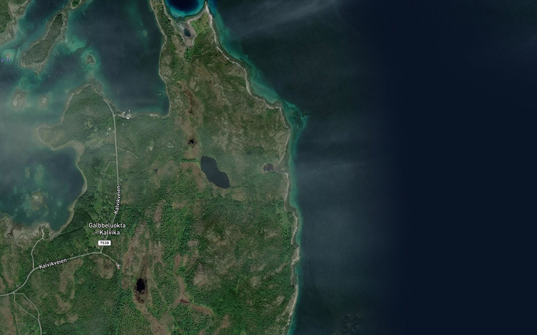 Satellite map of the Stongnestjonna