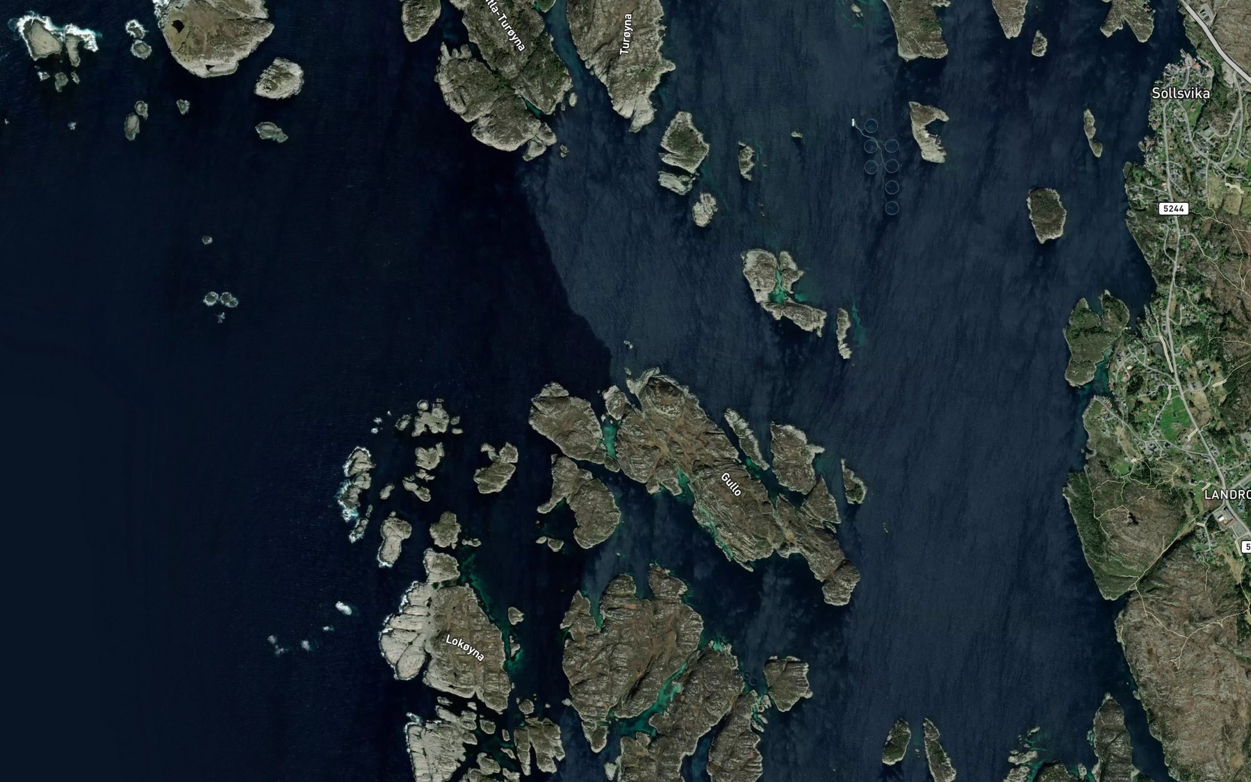 Satellite map of the Gudlevika