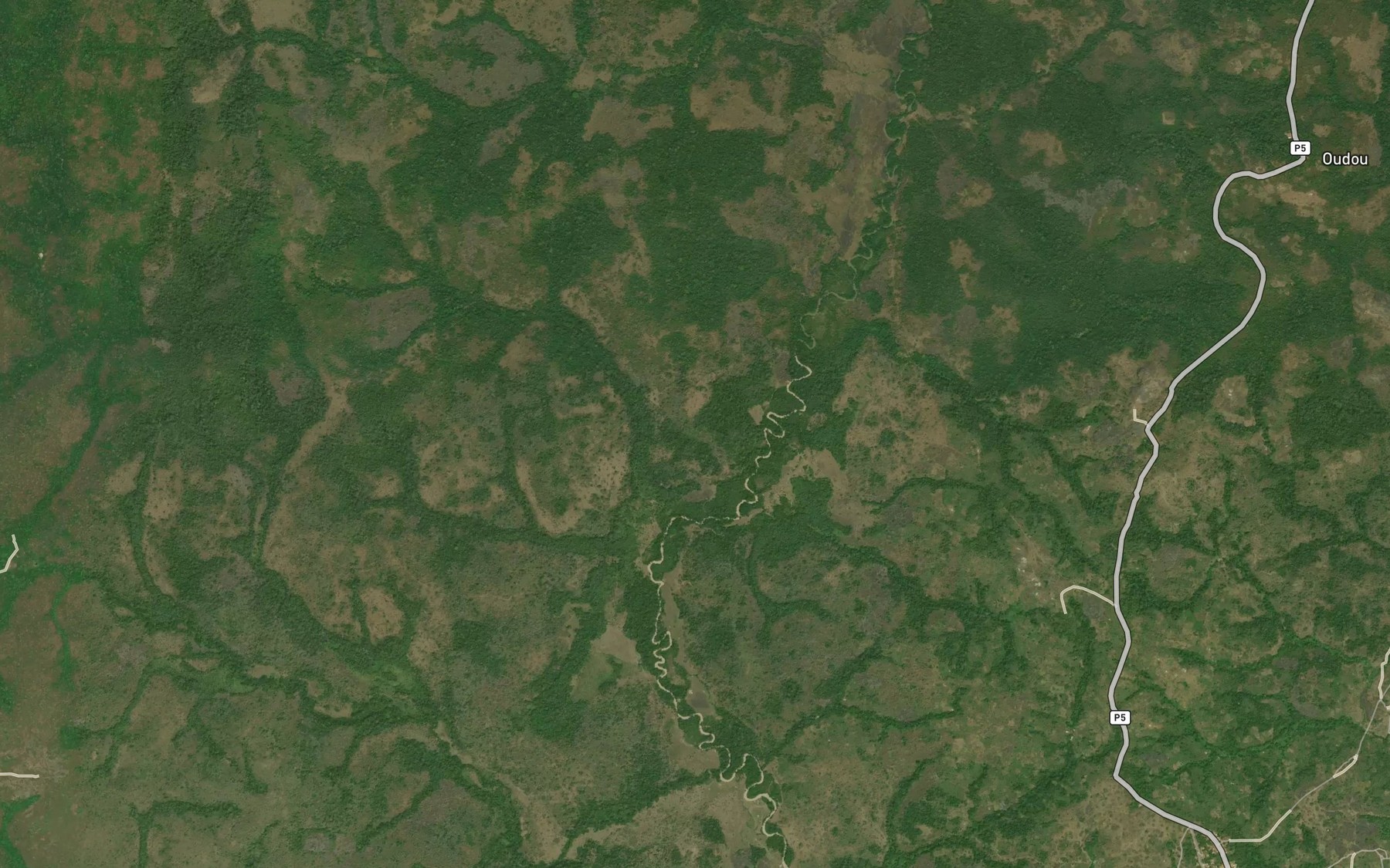 Satellite map of the Mbimale