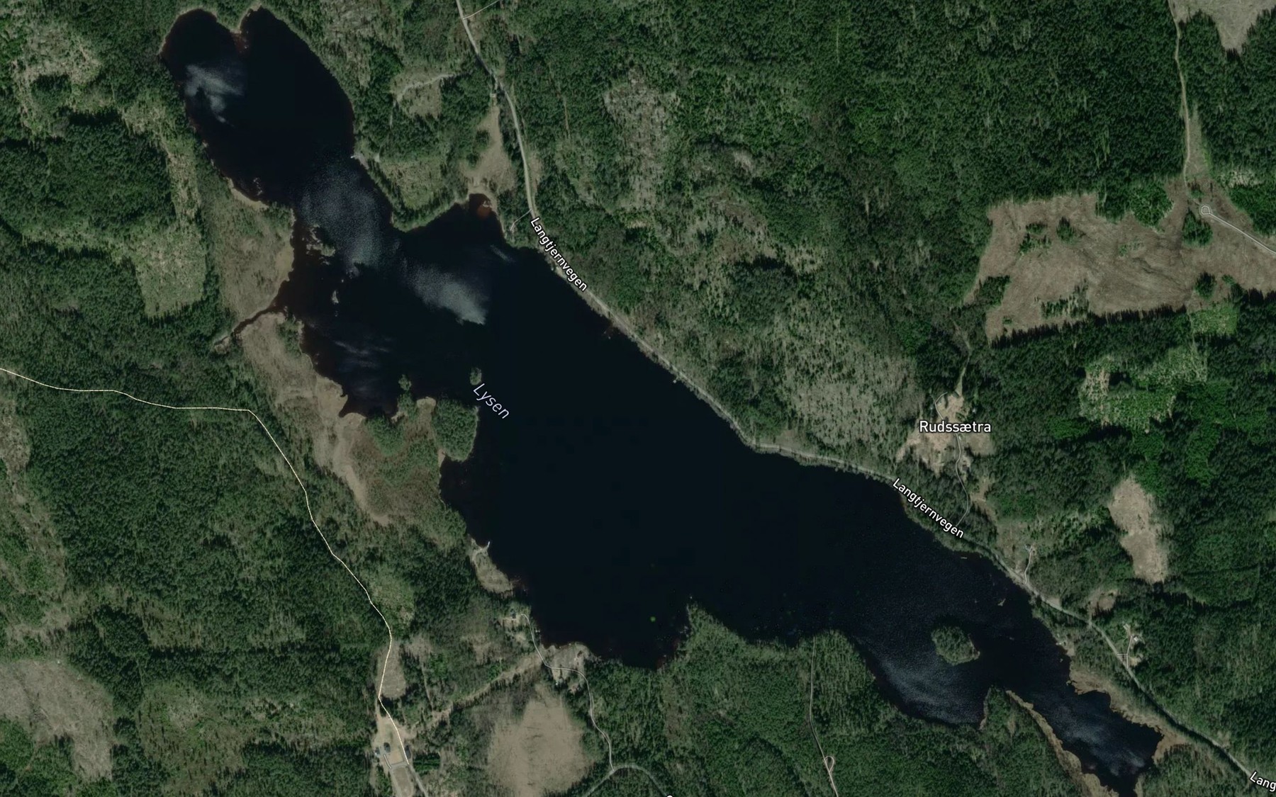 Satellite map of the Lysen