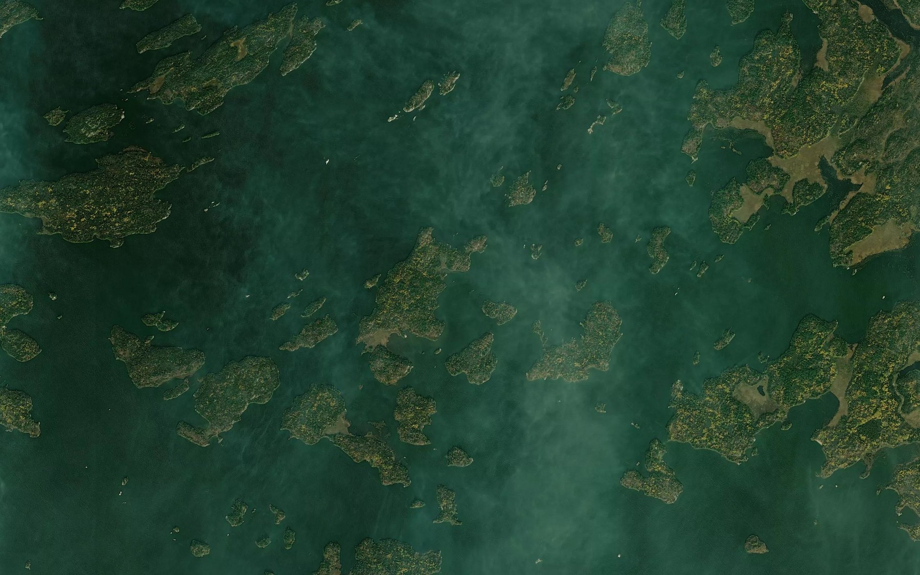 Satellite map of the Swede Narrows