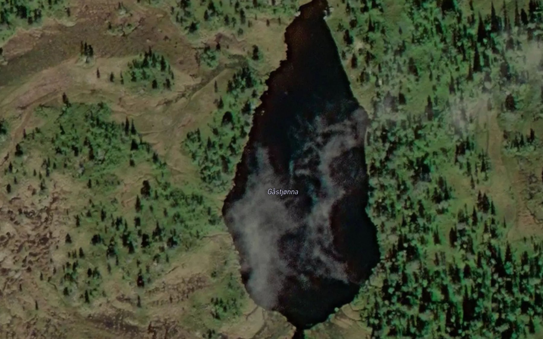 Satellite map of the Gastjorna