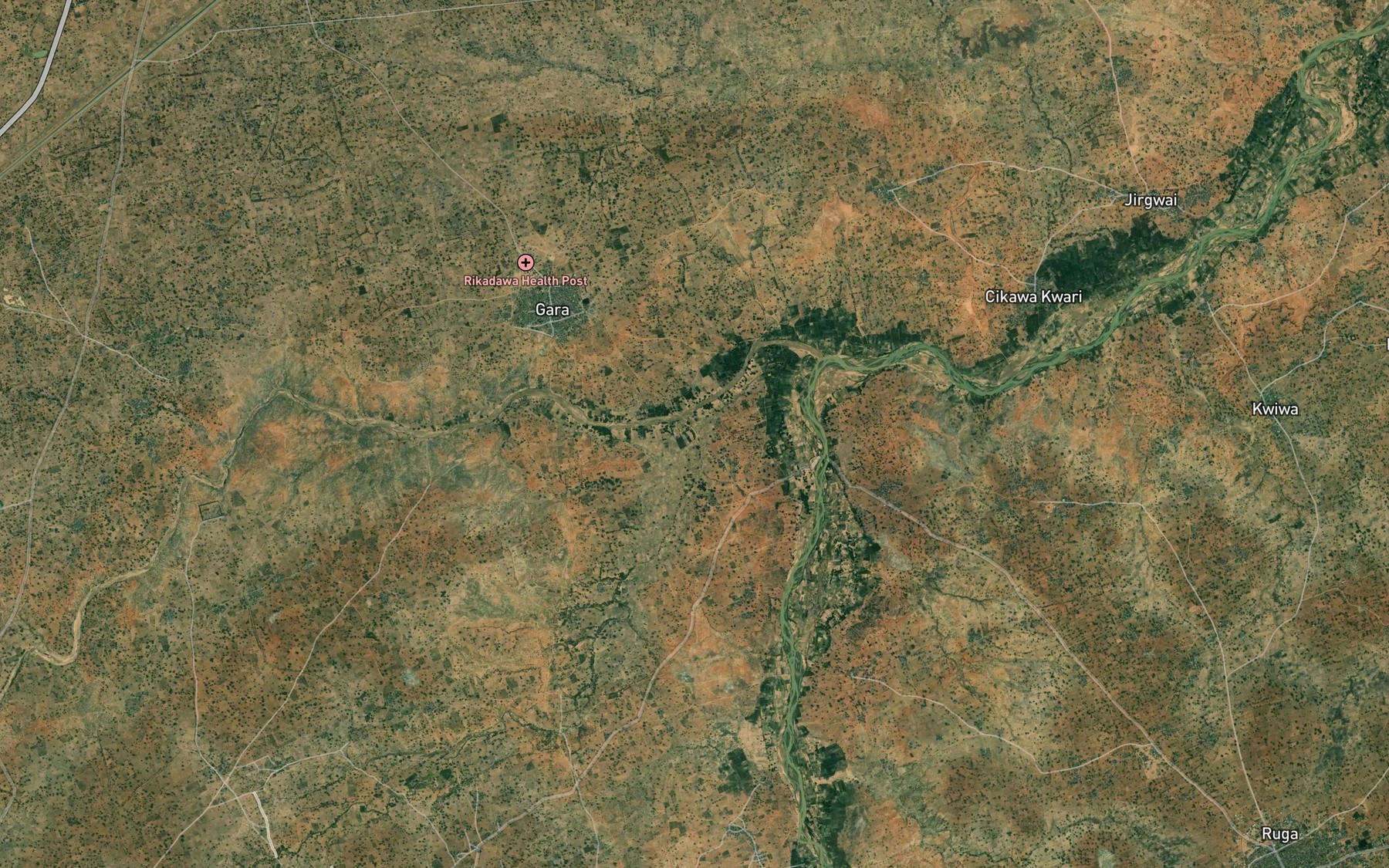 Satellite map of the River Zubai
