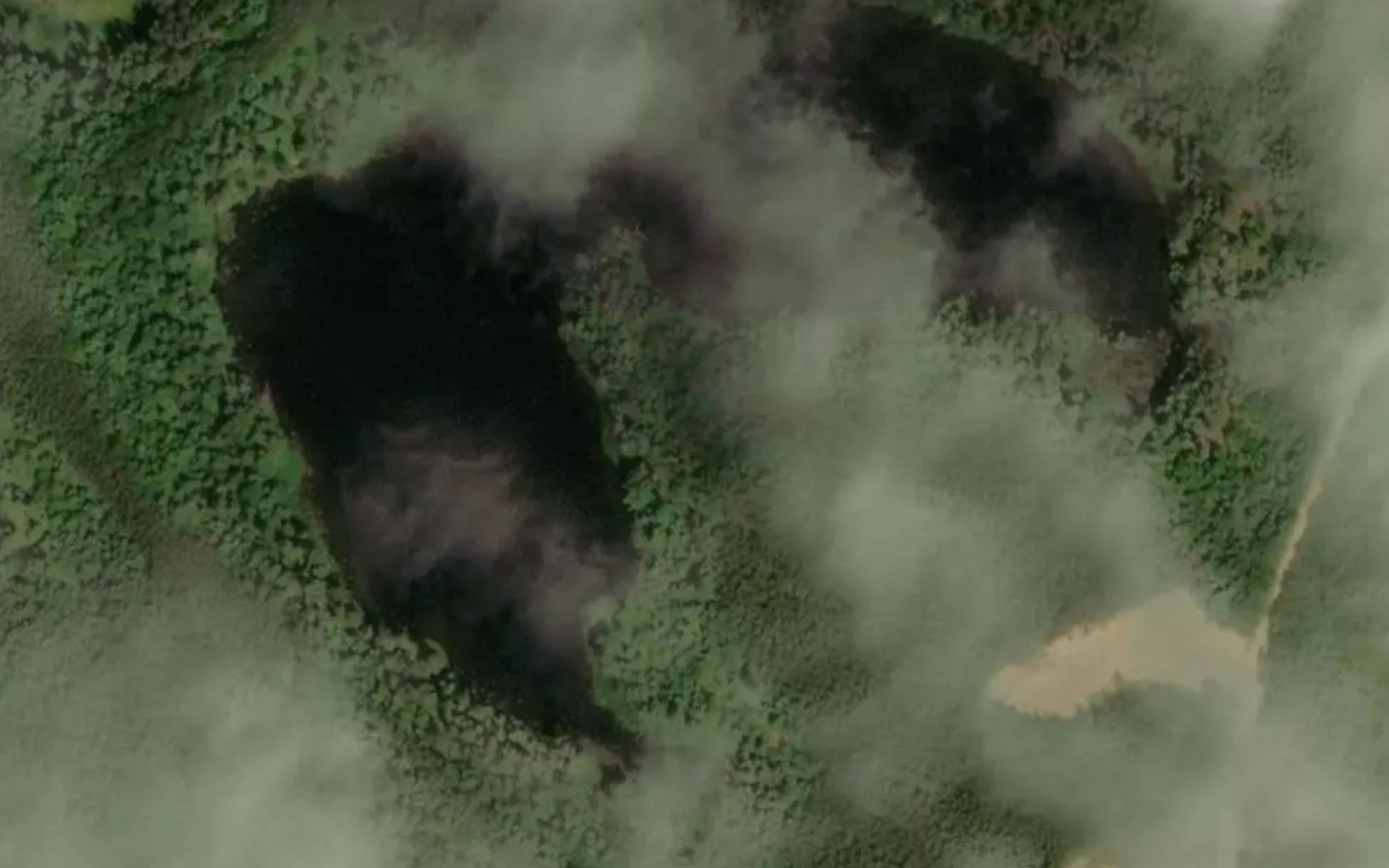 Satellite map of the LacWawaskesy