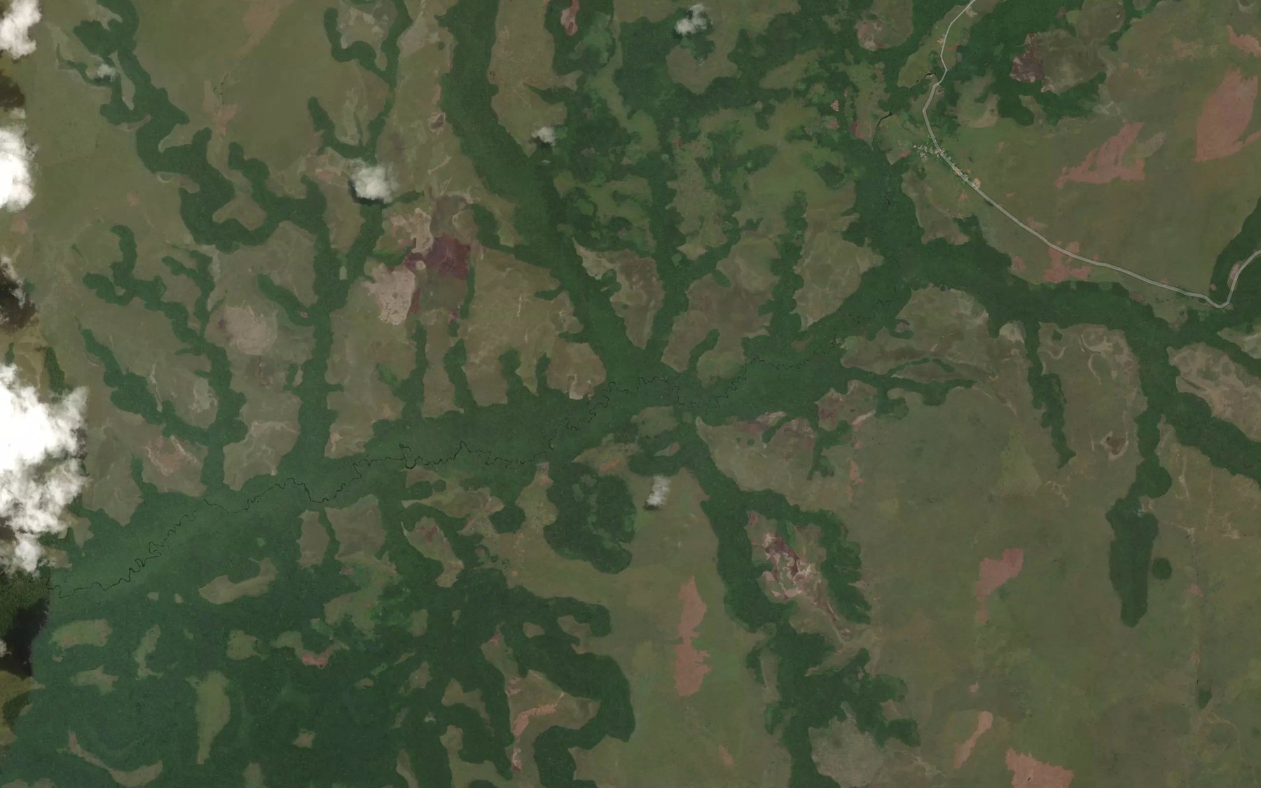 Satellite map of the Nikou