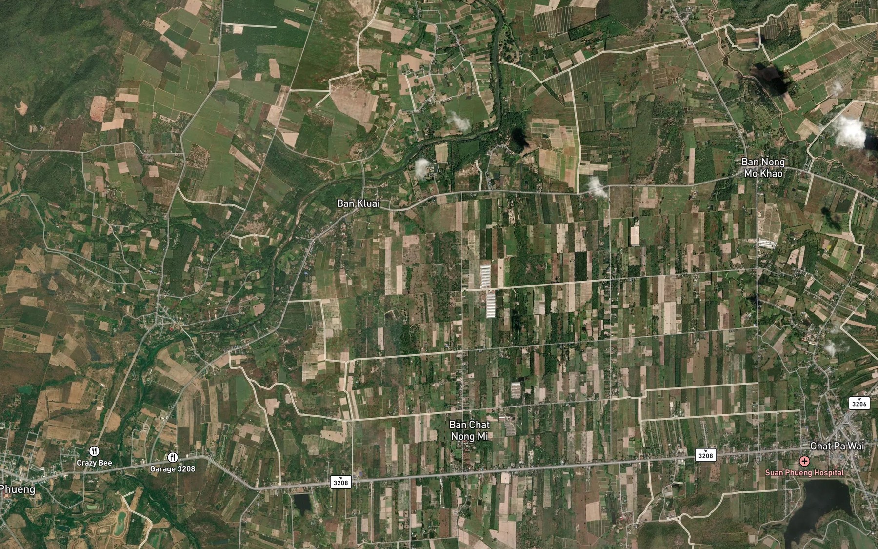 Satellite map of the Thi Kak Nam Khok Ma