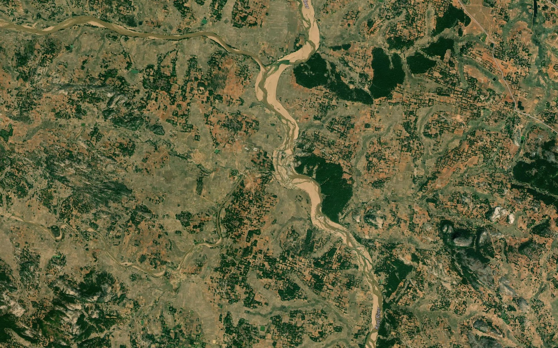 Satellite map of the Pinjra Nadi