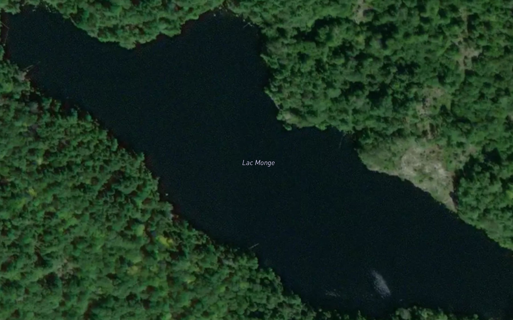 Satellite map of the Lac Munge