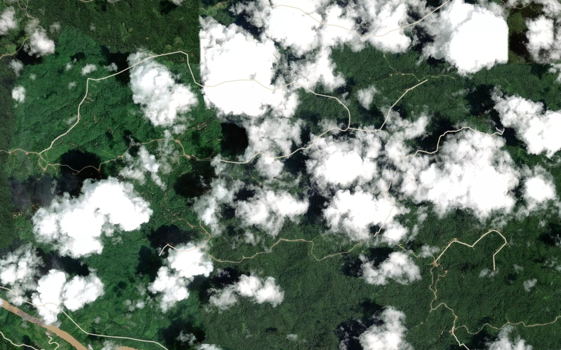 Satellite map of the Sungai Engkabang