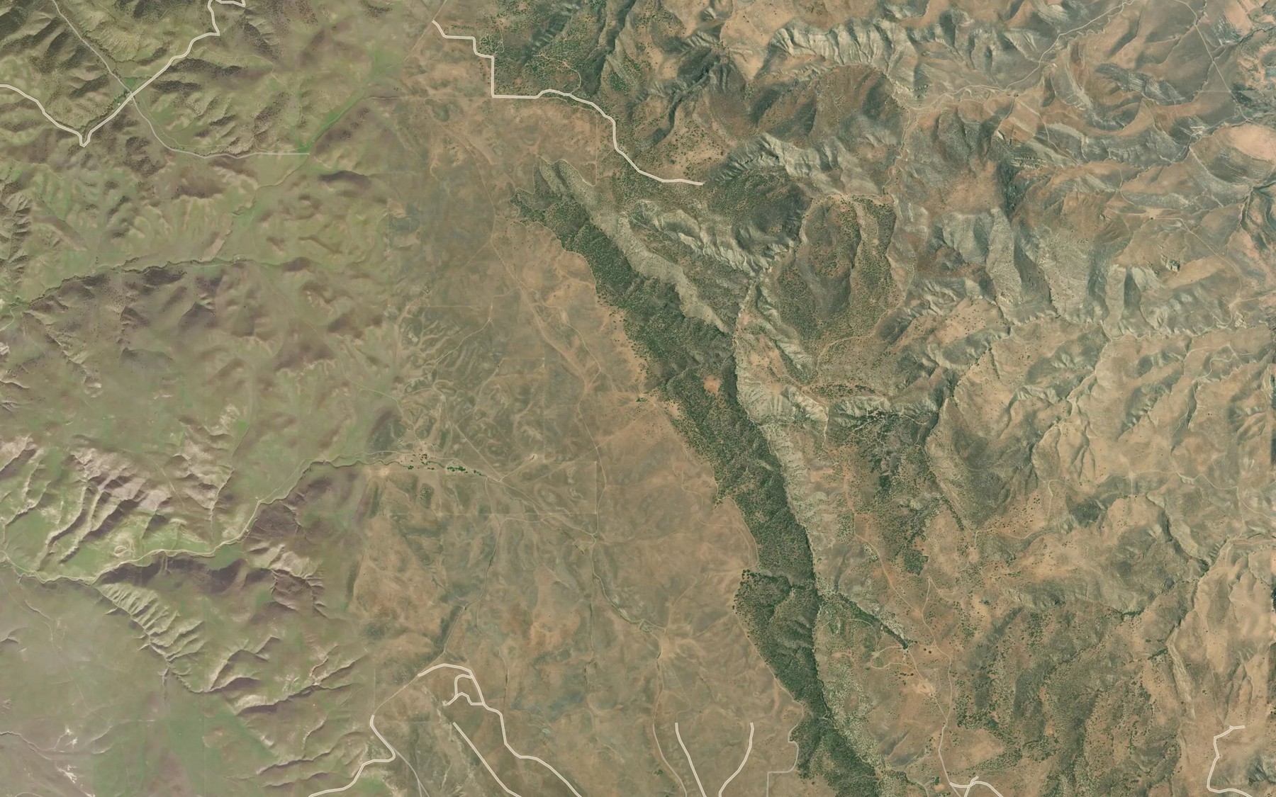 Satellite map of the Taylor Spring
