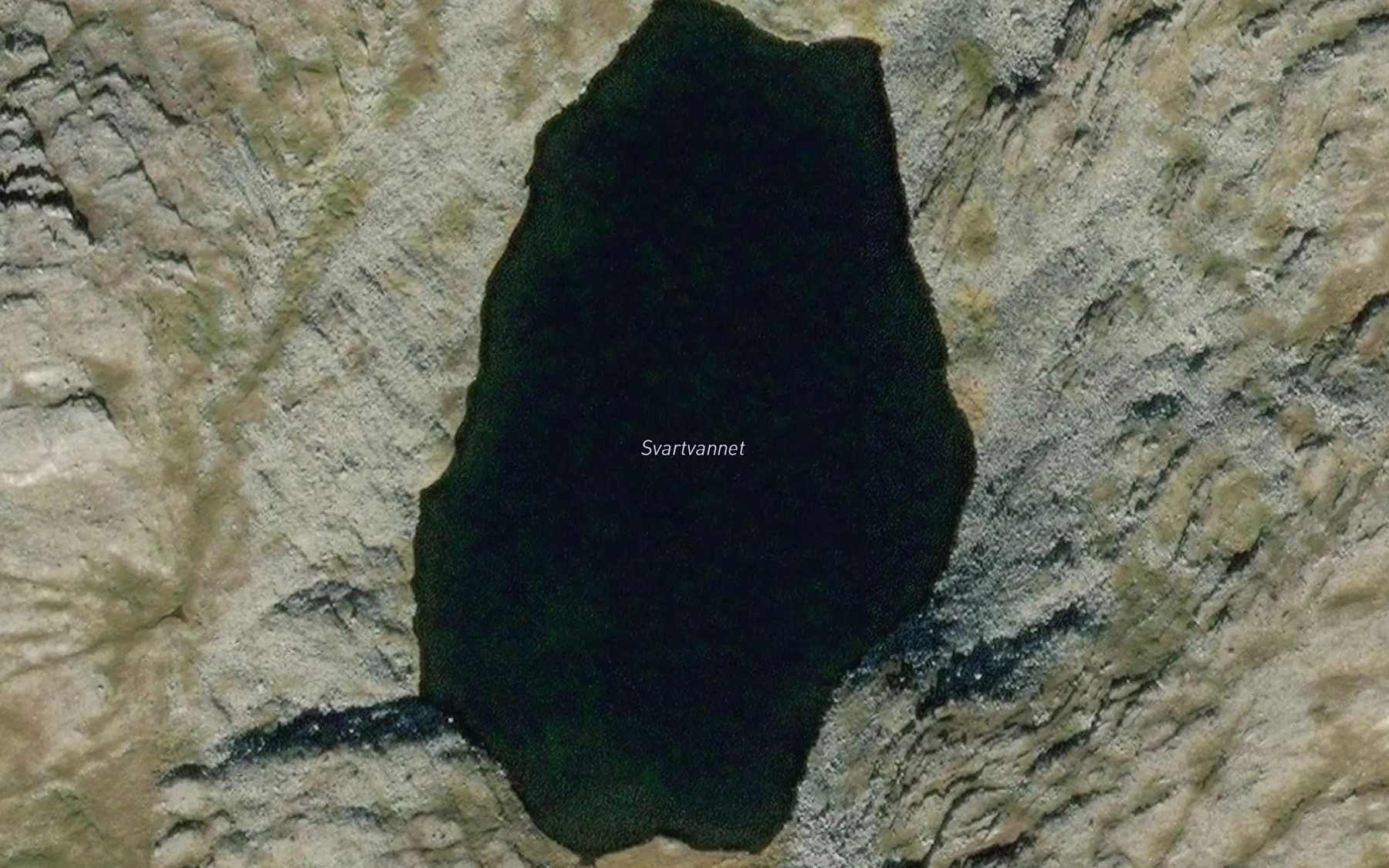 Satellite map of the Svartvatnet