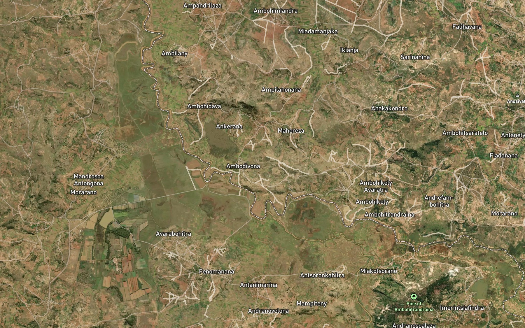 Satellite map of the Katsaoka Riviere