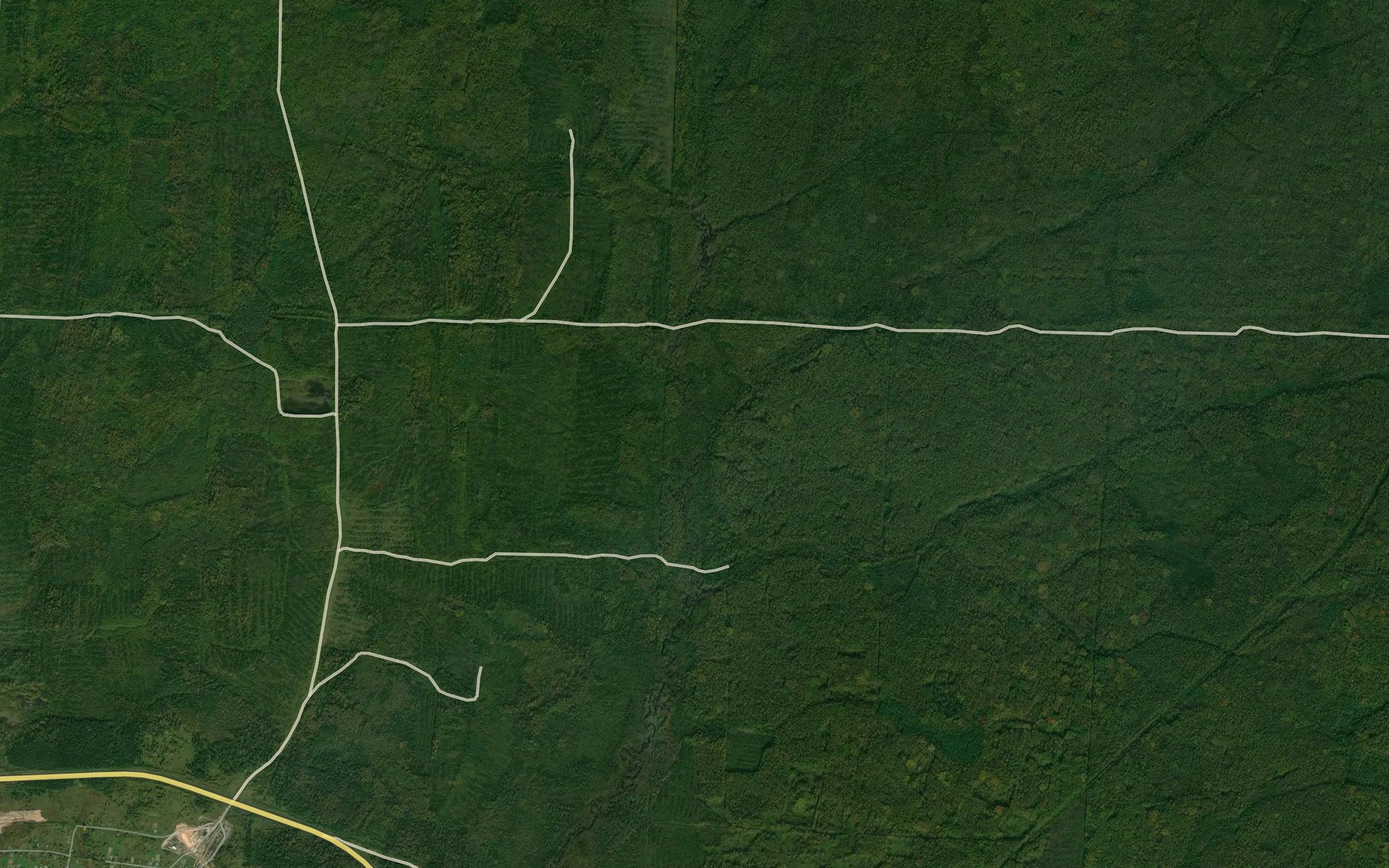 Satellite map of the Vostochnaya
