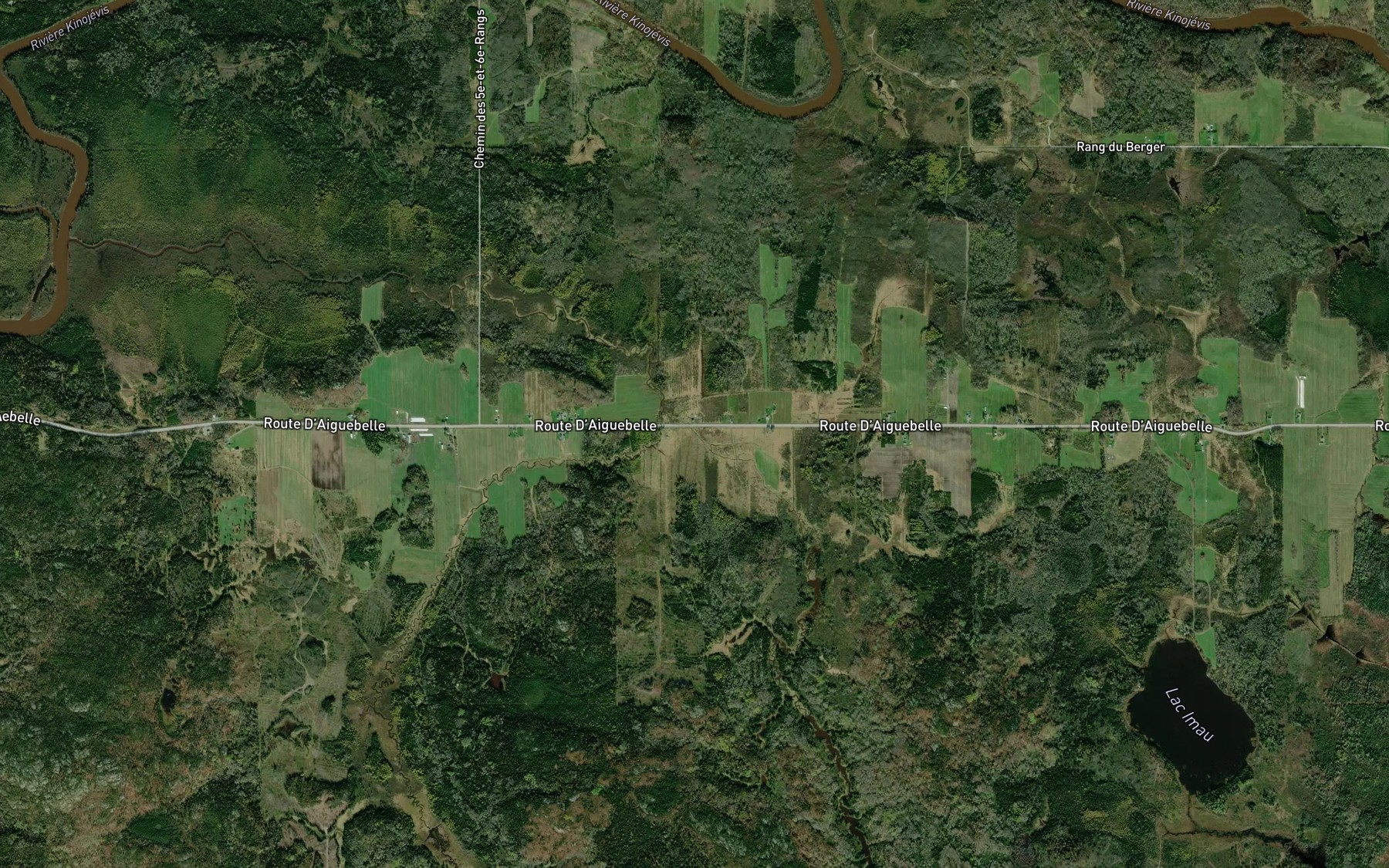 Satellite map of the Cours d'eau Giroux