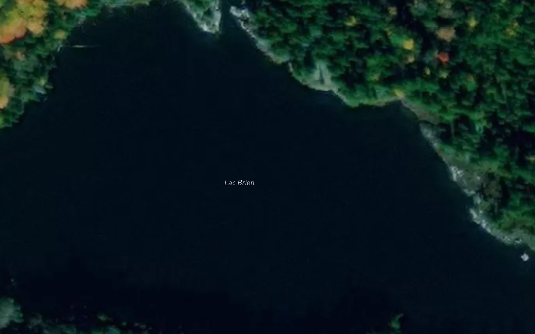 Satellite map of the Lac Brien