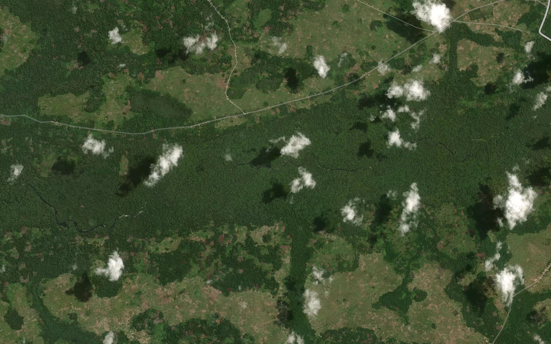 Satellite map of the Mpeko