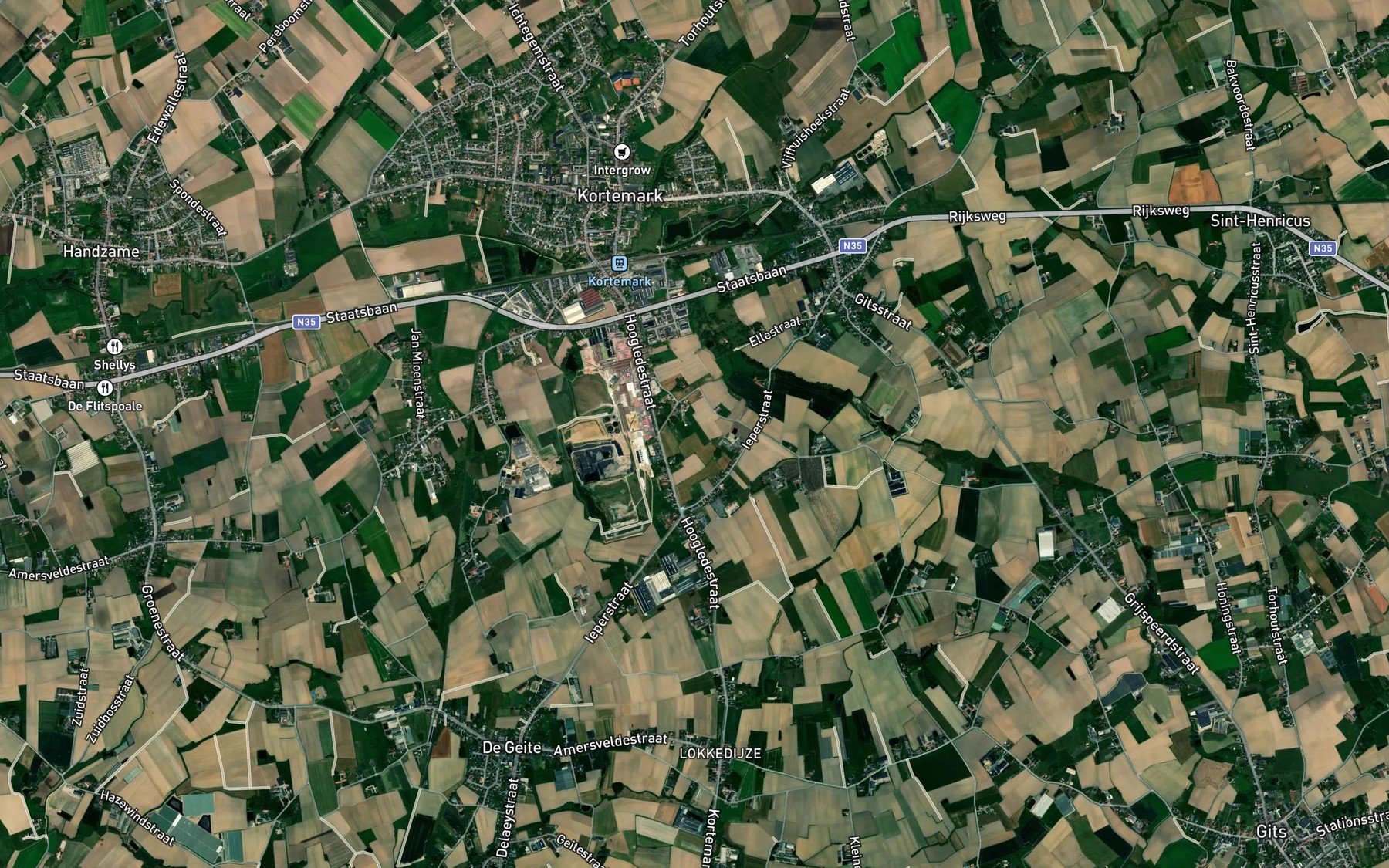 Satellite map of the Speijgnaartsbeek