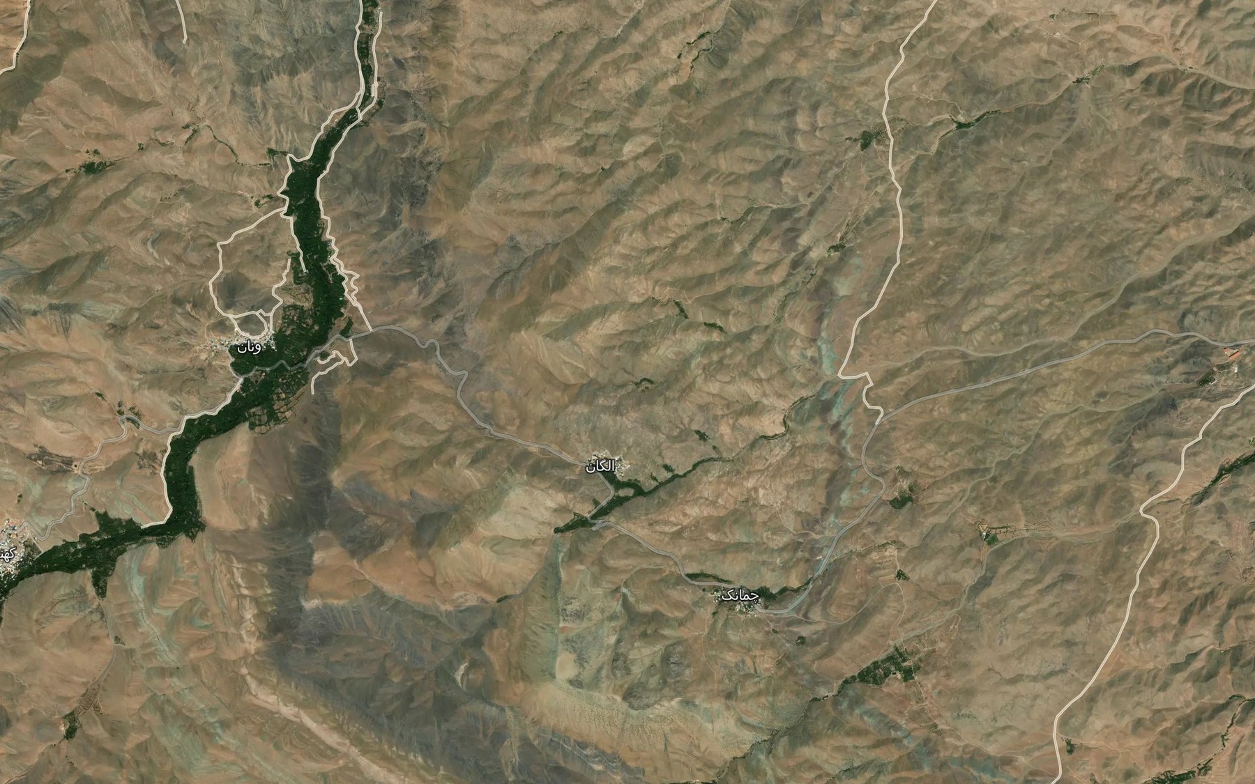 Satellite map of the Cheshmeh-ye Eyd Aqaji
