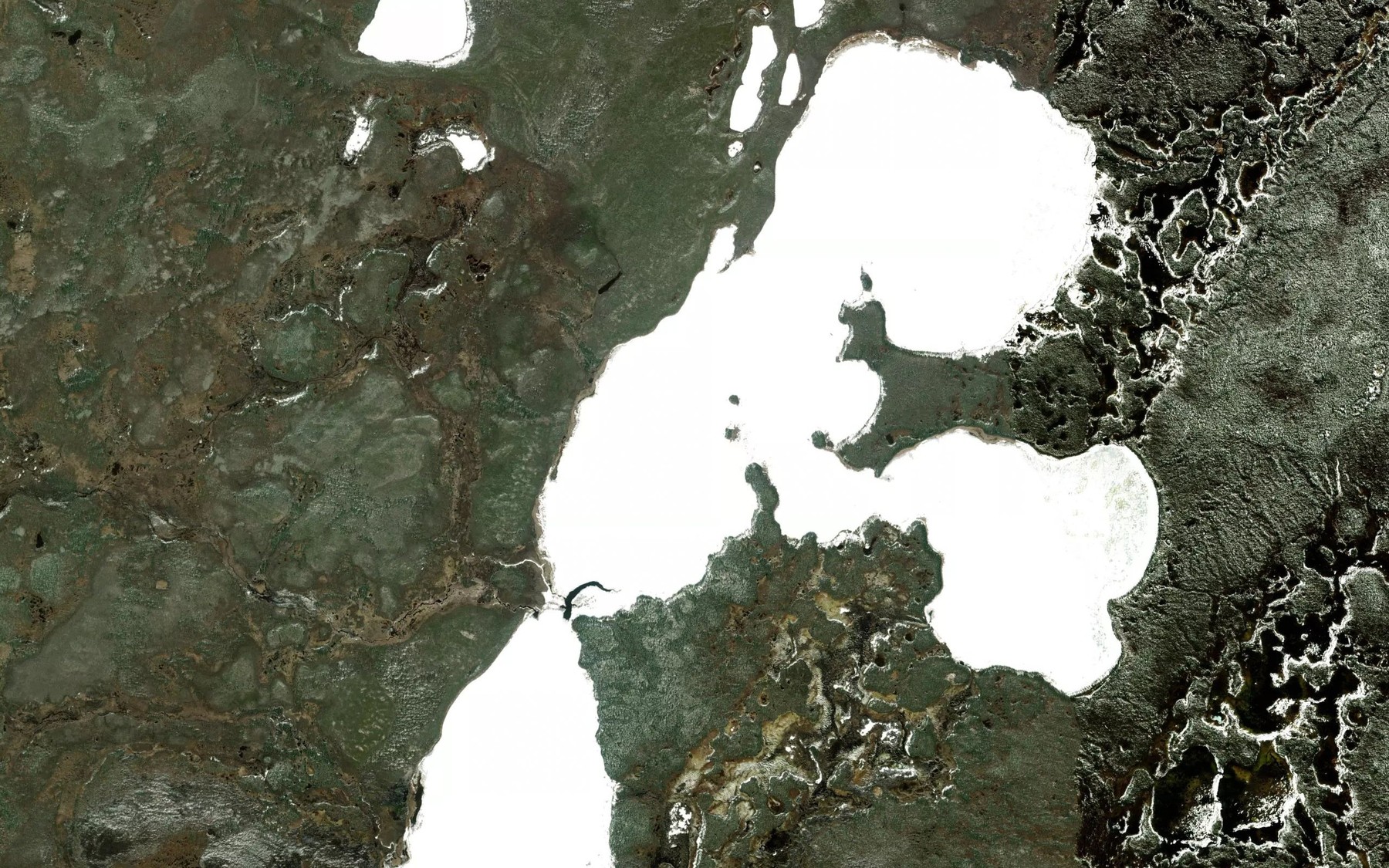 Satellite map of the Singleton Lake