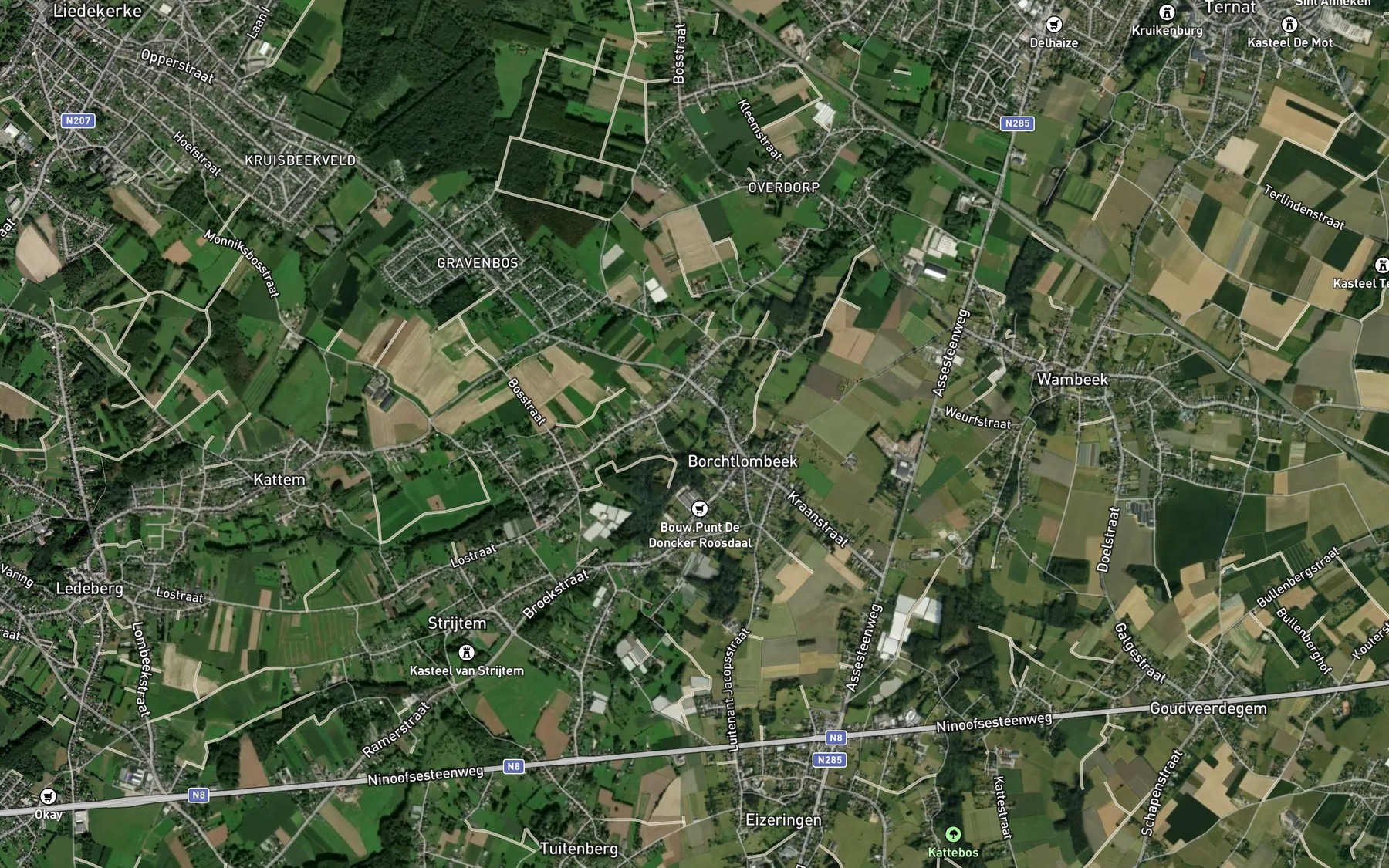 Satellite map of the Voetbeek