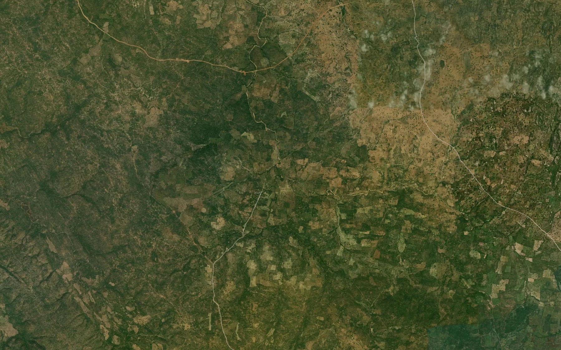 Satellite map of the River Shaba
