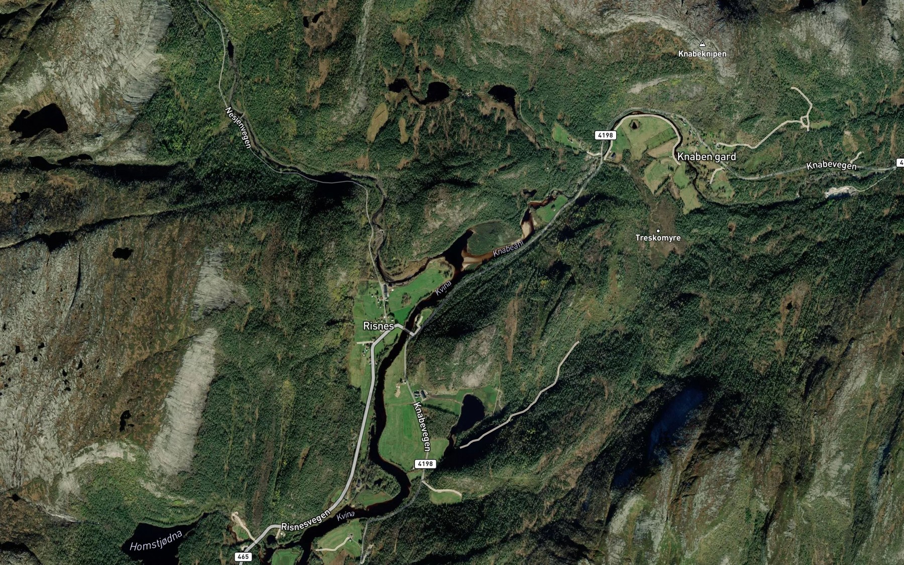 Satellite map of the Hylsoget