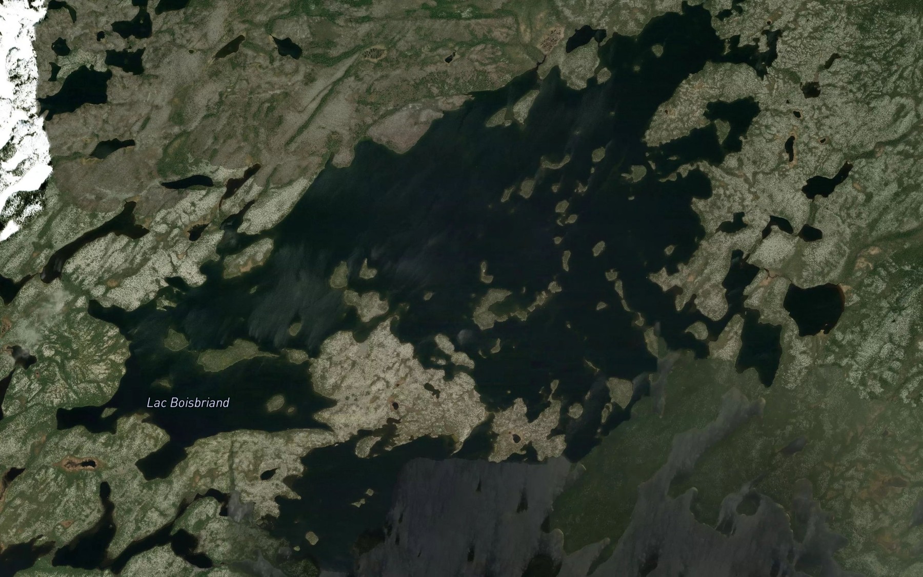 Satellite map of the Lac Boisbriand