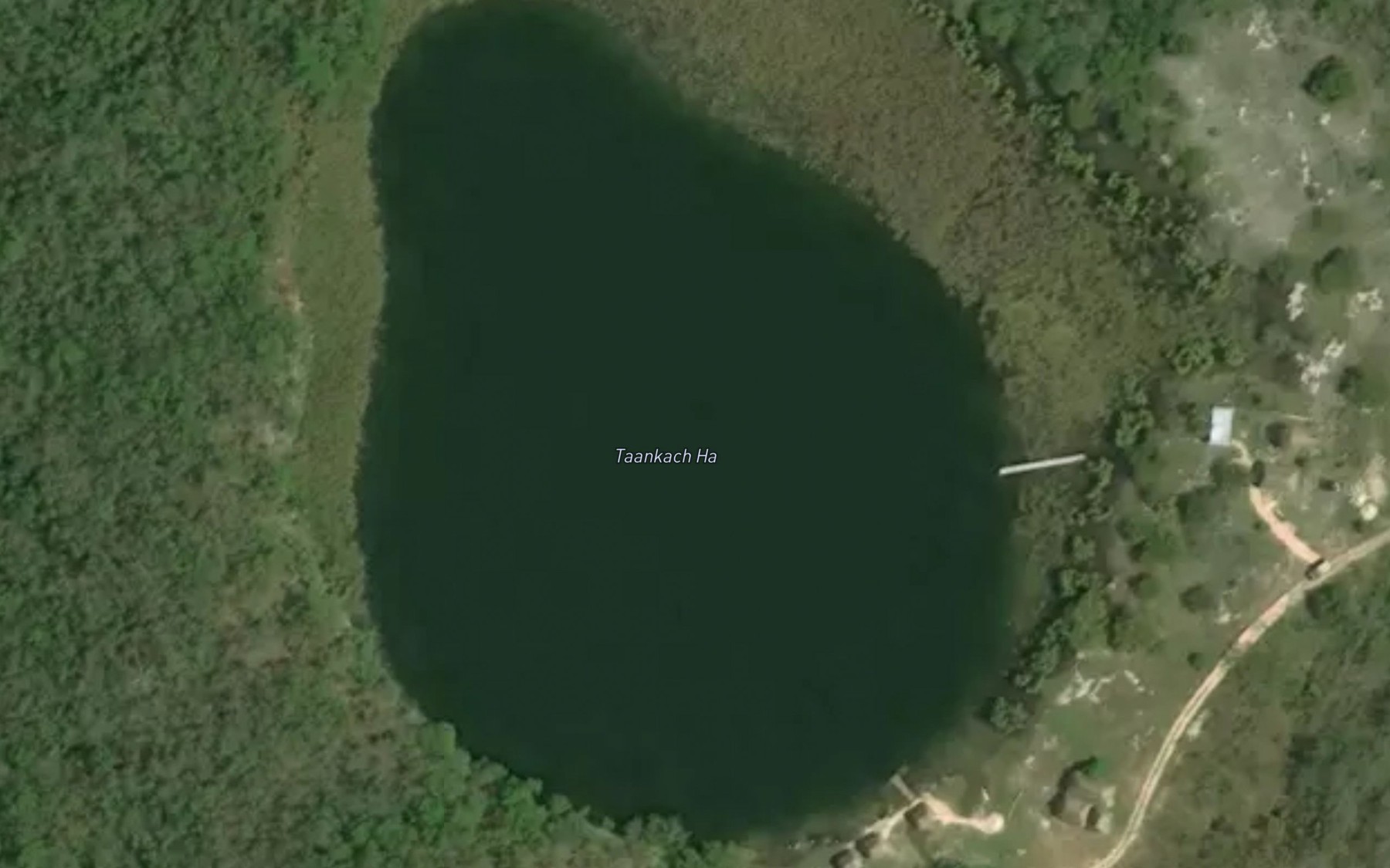 Satellite map of the Laguna El Recreo